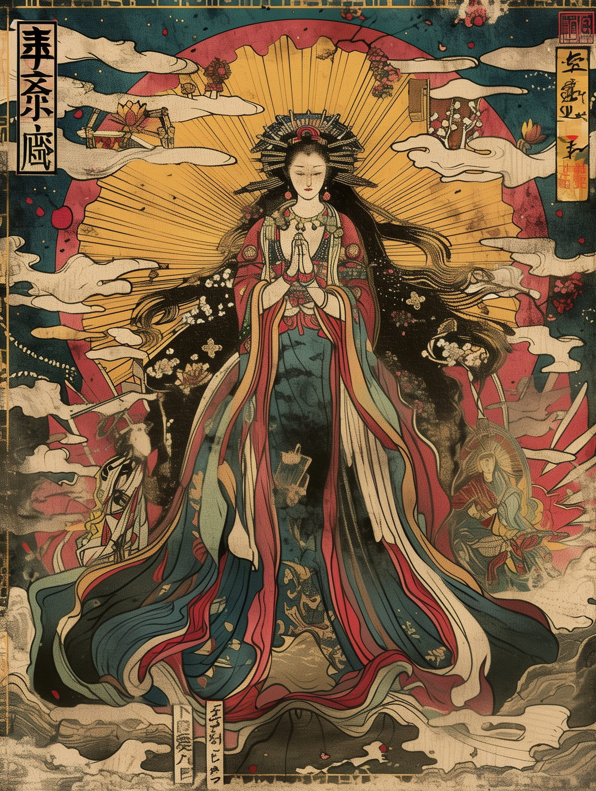 sun goddess and the women