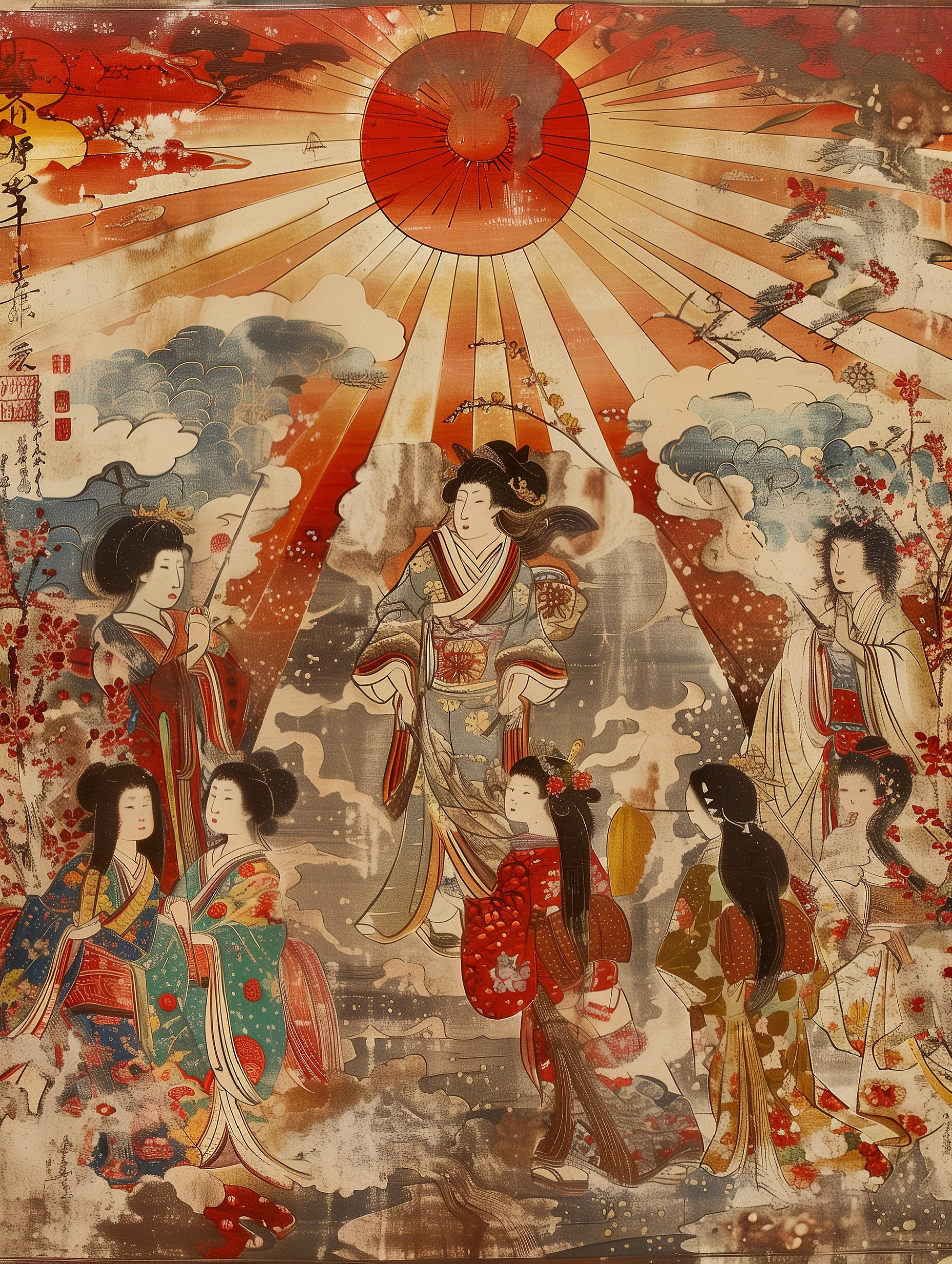 Sun goddess and the women