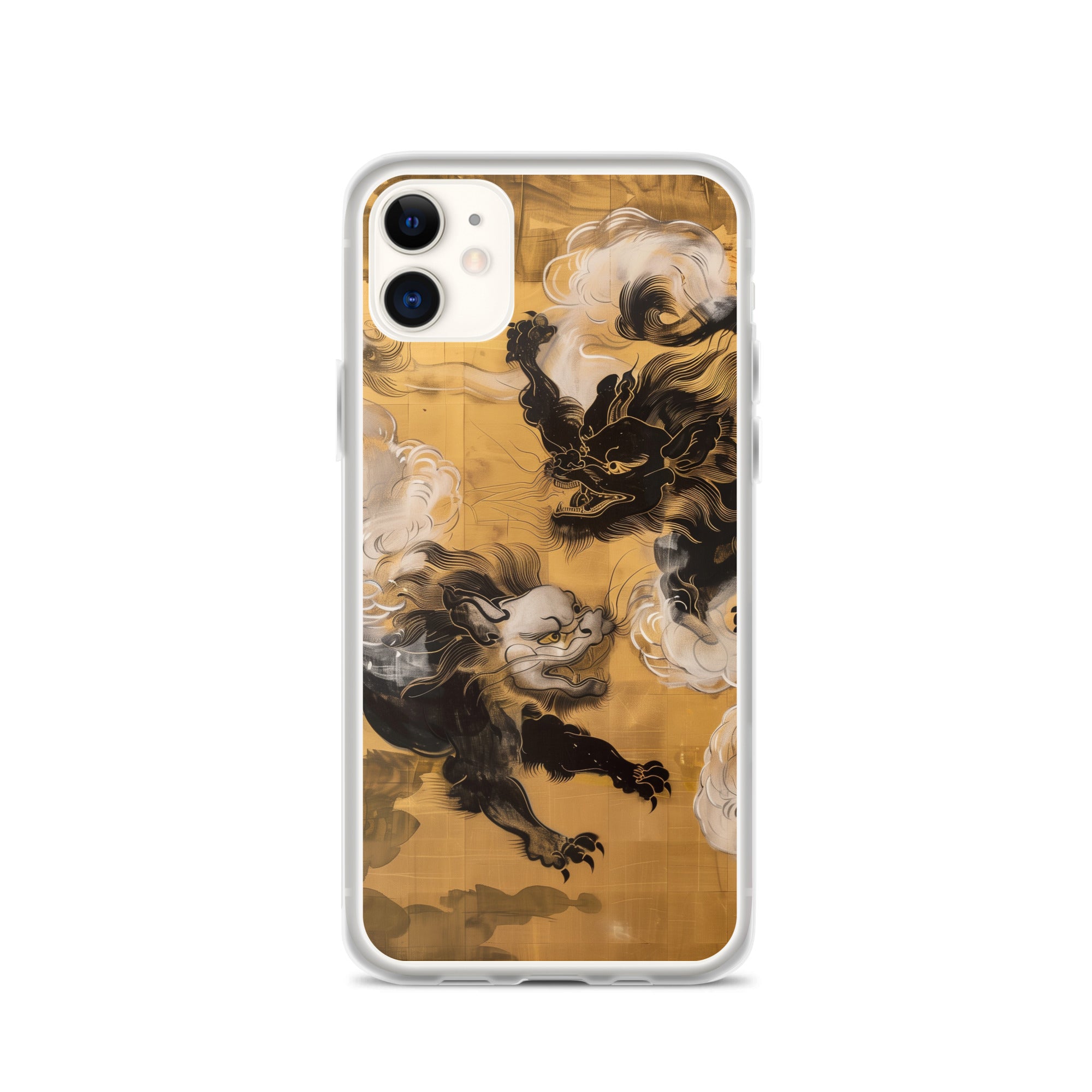 "Two lion-like creatures." Clear Case for iPhone®