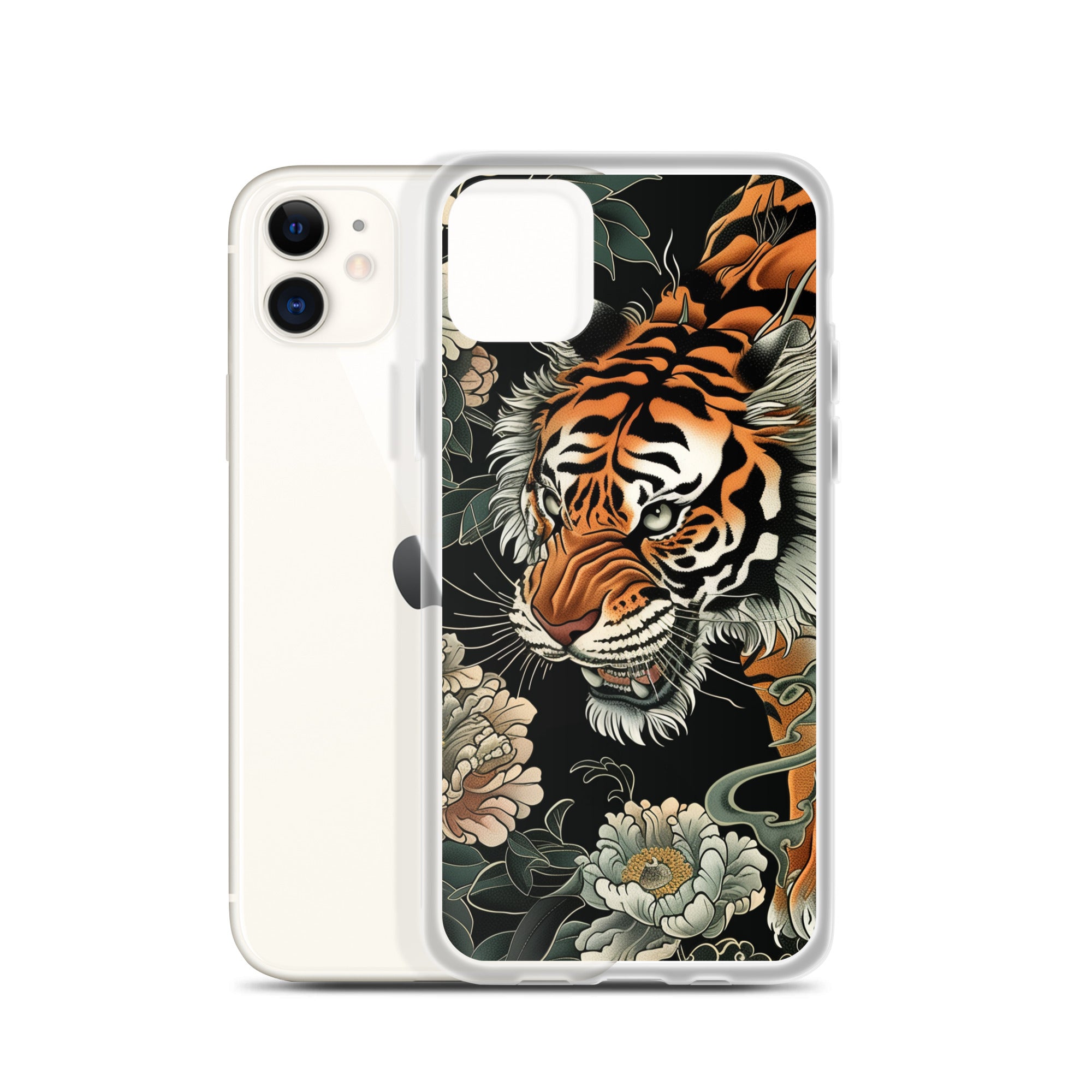 "tiger&peony" Clear Case for iPhone®