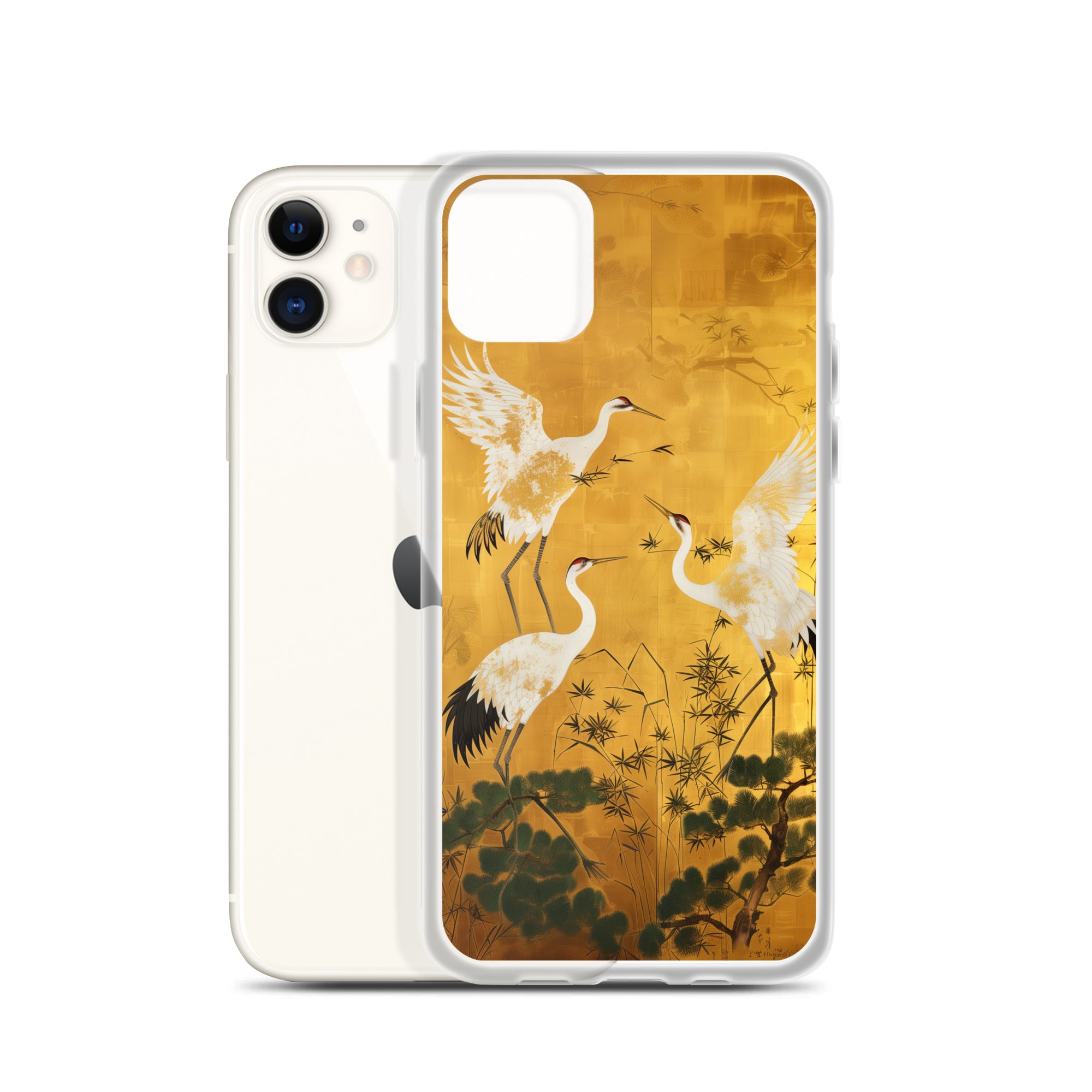 "ukiyo-e. crane." Clear Case for iPhone®