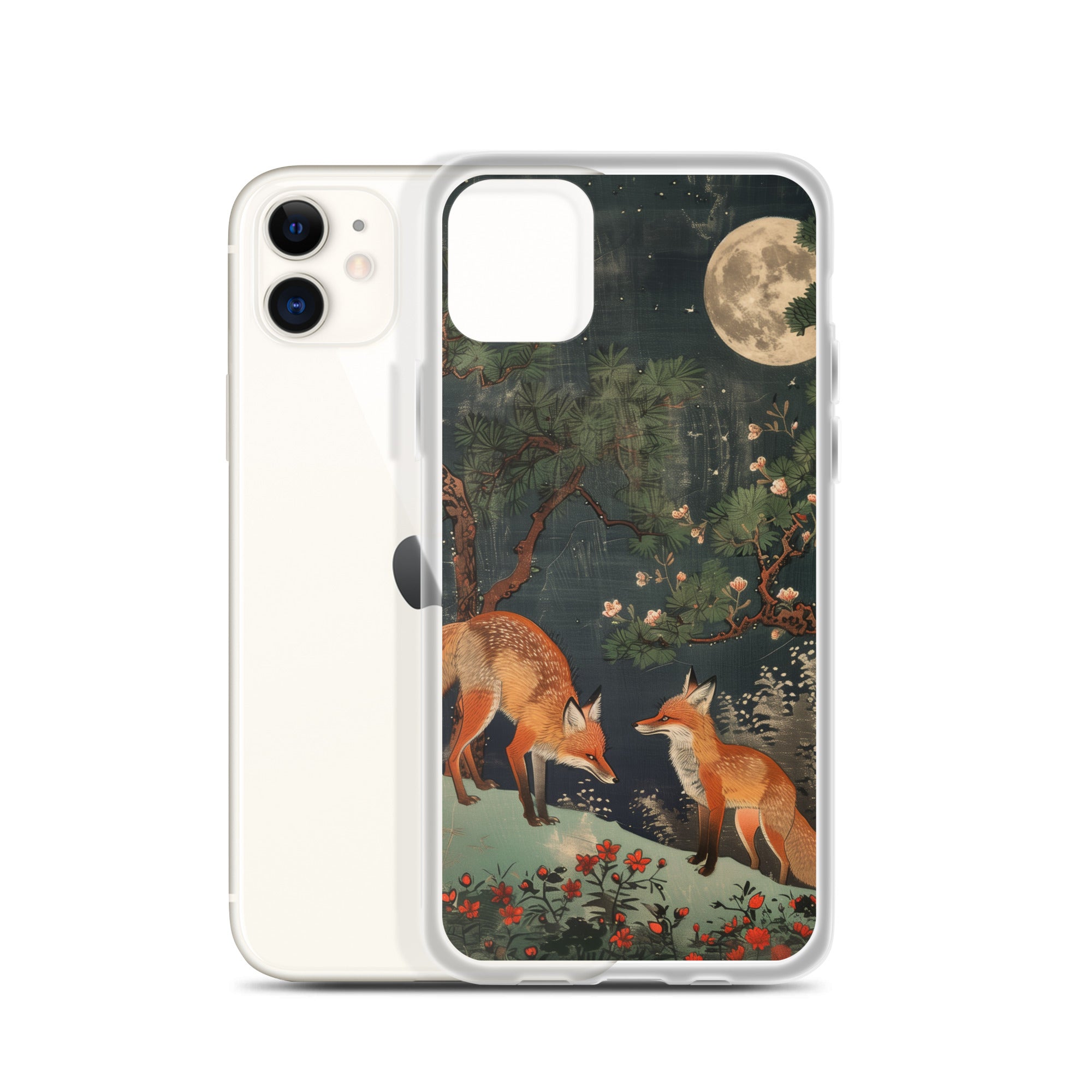 "two foxes" Clear Case for iPhone®