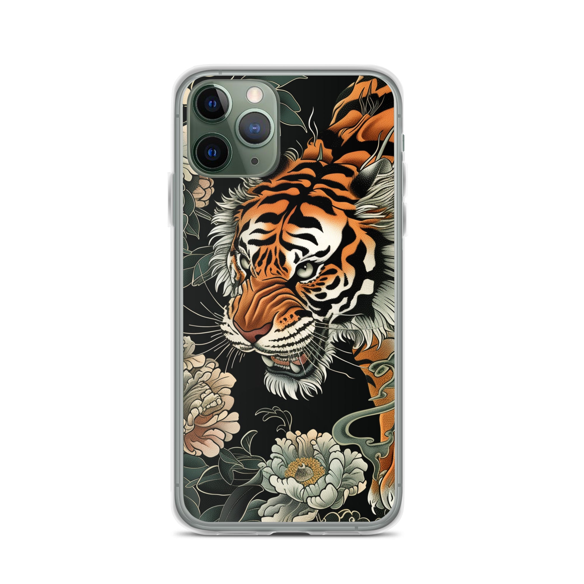 "tiger&peony" Clear Case for iPhone®