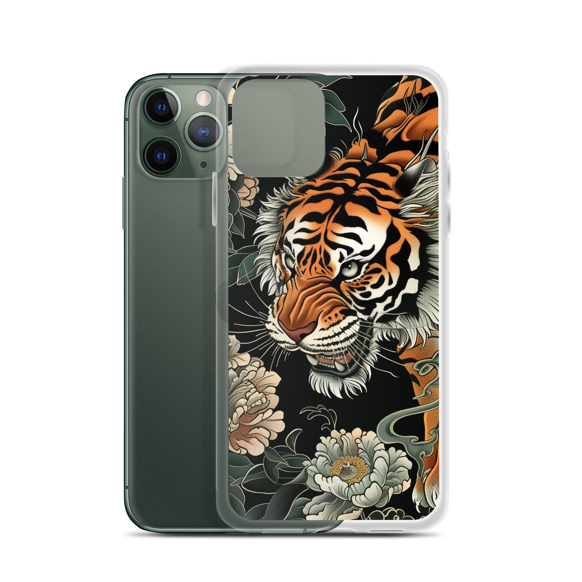 "tiger&peony" Clear Case for iPhone®