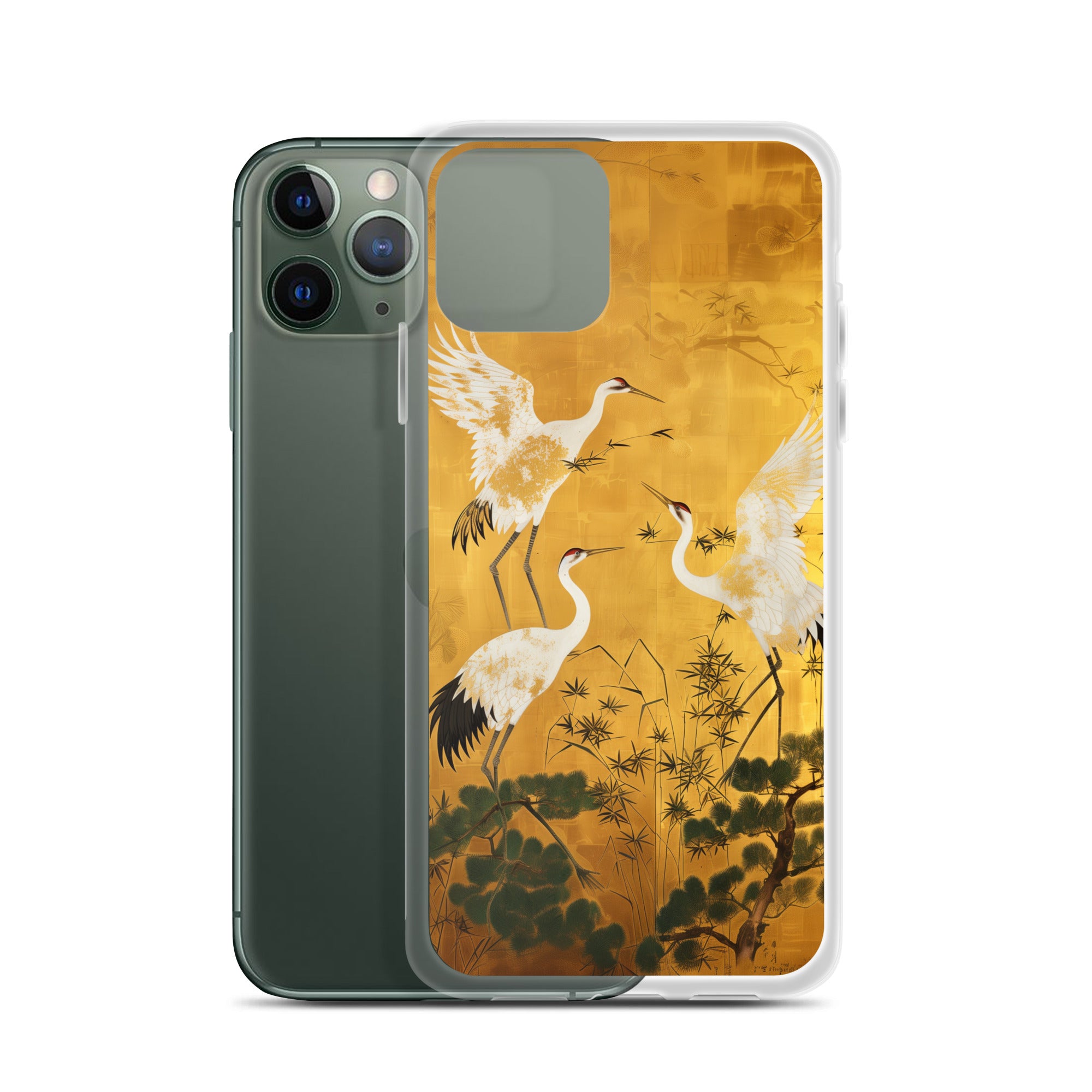 "ukiyo-e. crane." Clear Case for iPhone®