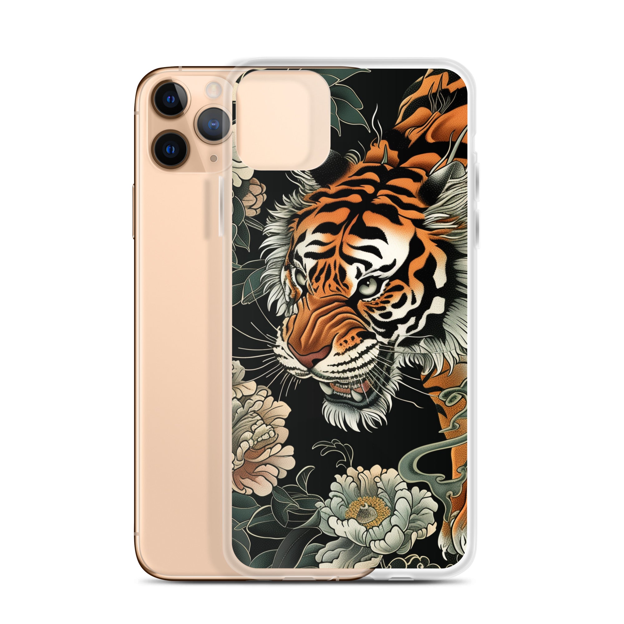 "tiger&peony" Clear Case for iPhone®