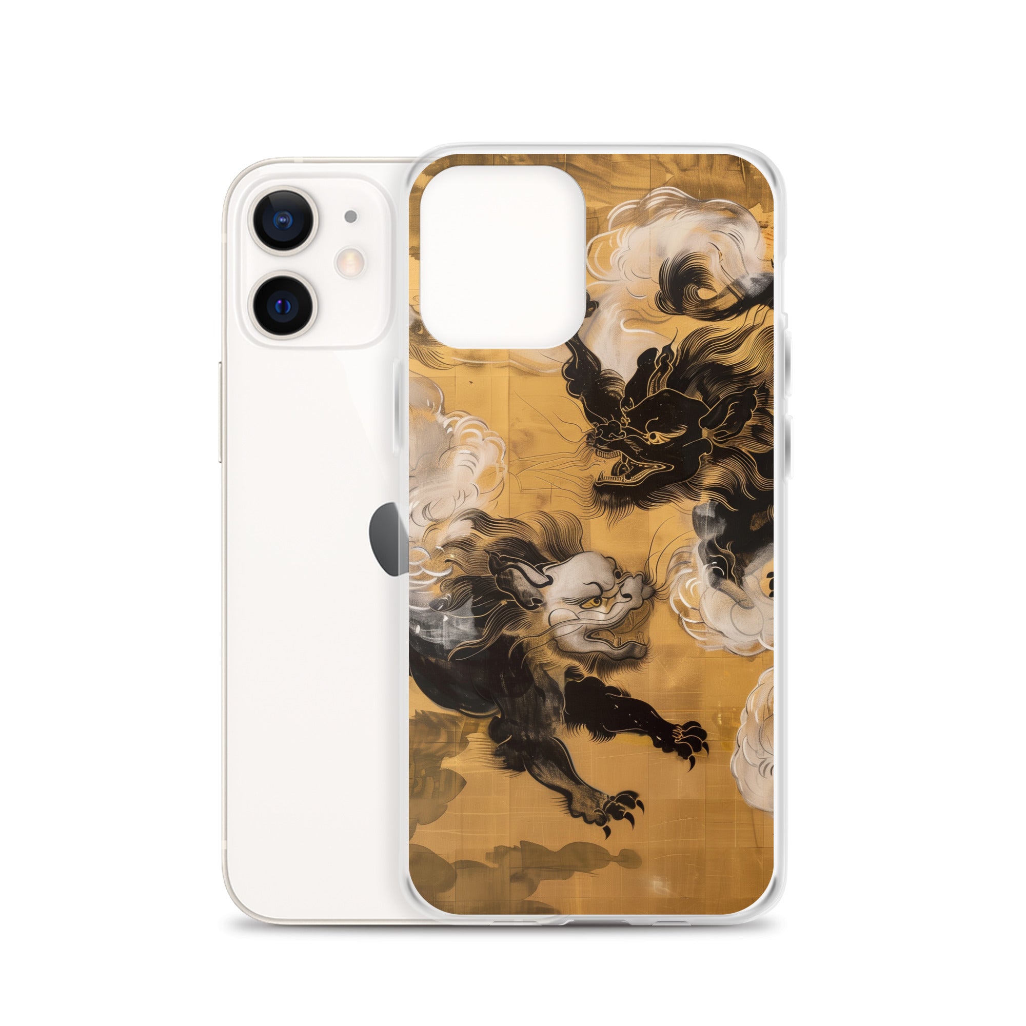 "Two lion-like creatures." Clear Case for iPhone®