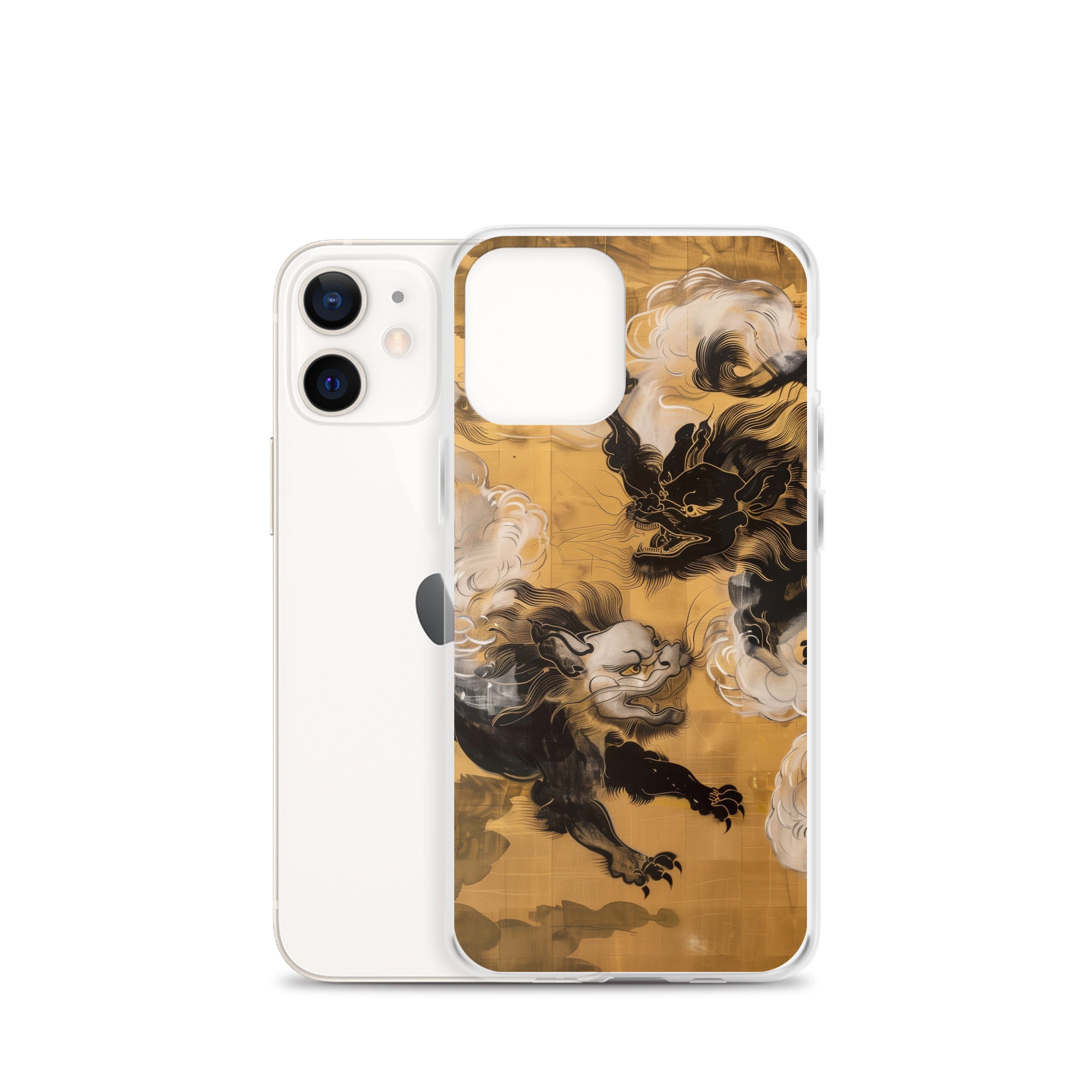 "Two lion-like creatures." Clear Case for iPhone®