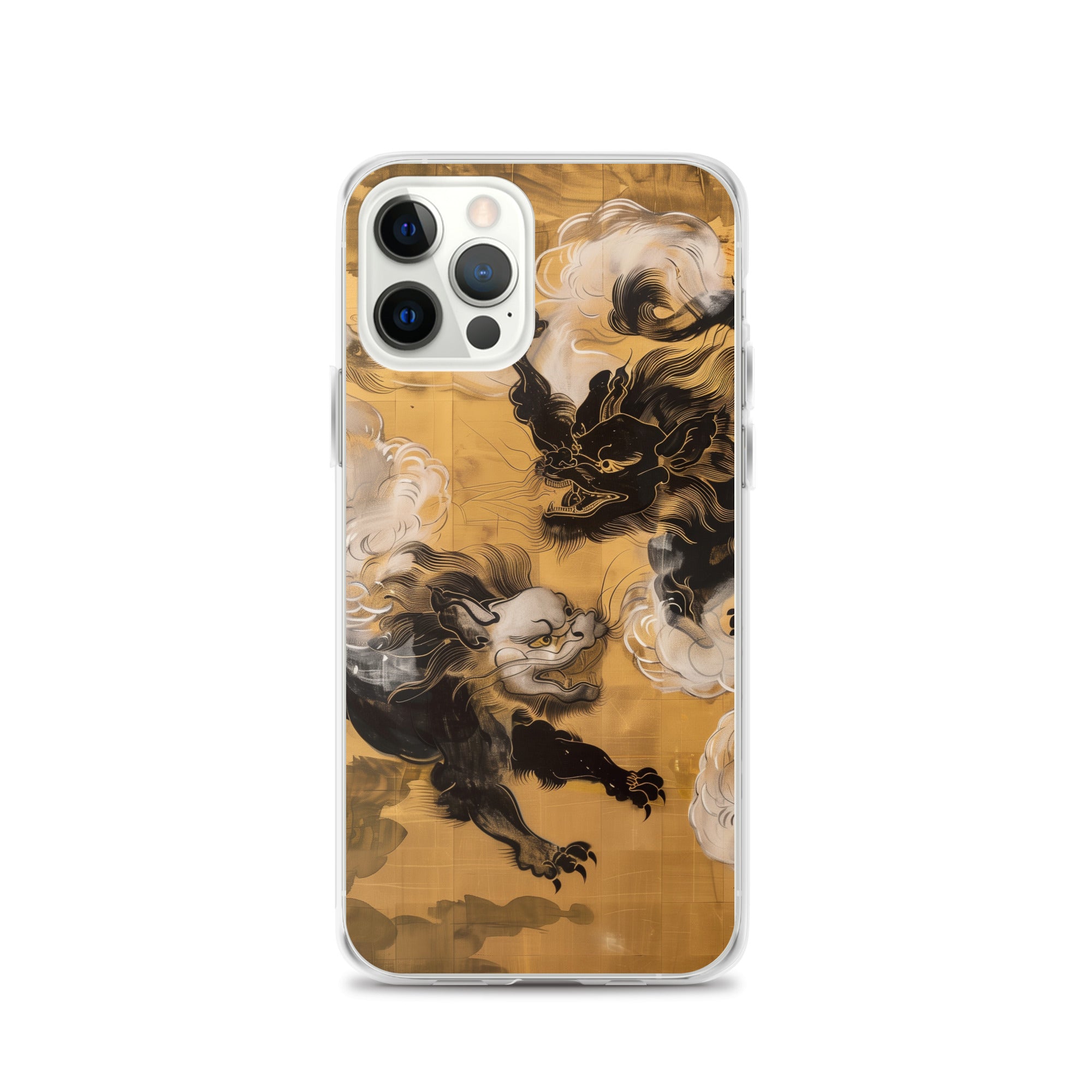 "Two lion-like creatures." Clear Case for iPhone®