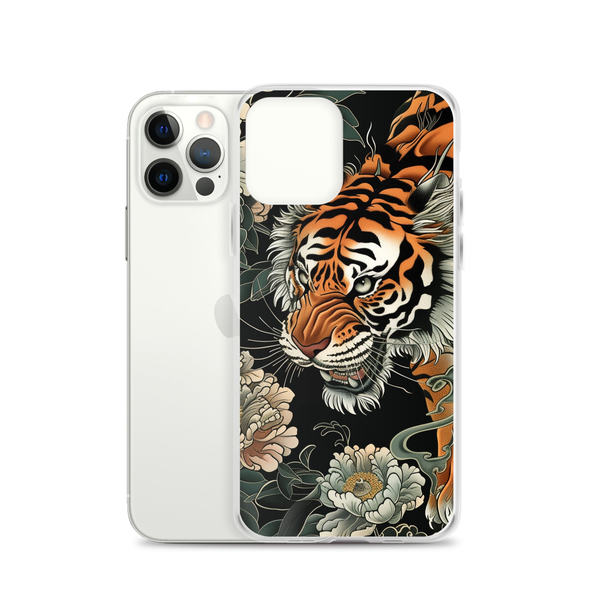 "tiger&peony" Clear Case for iPhone®