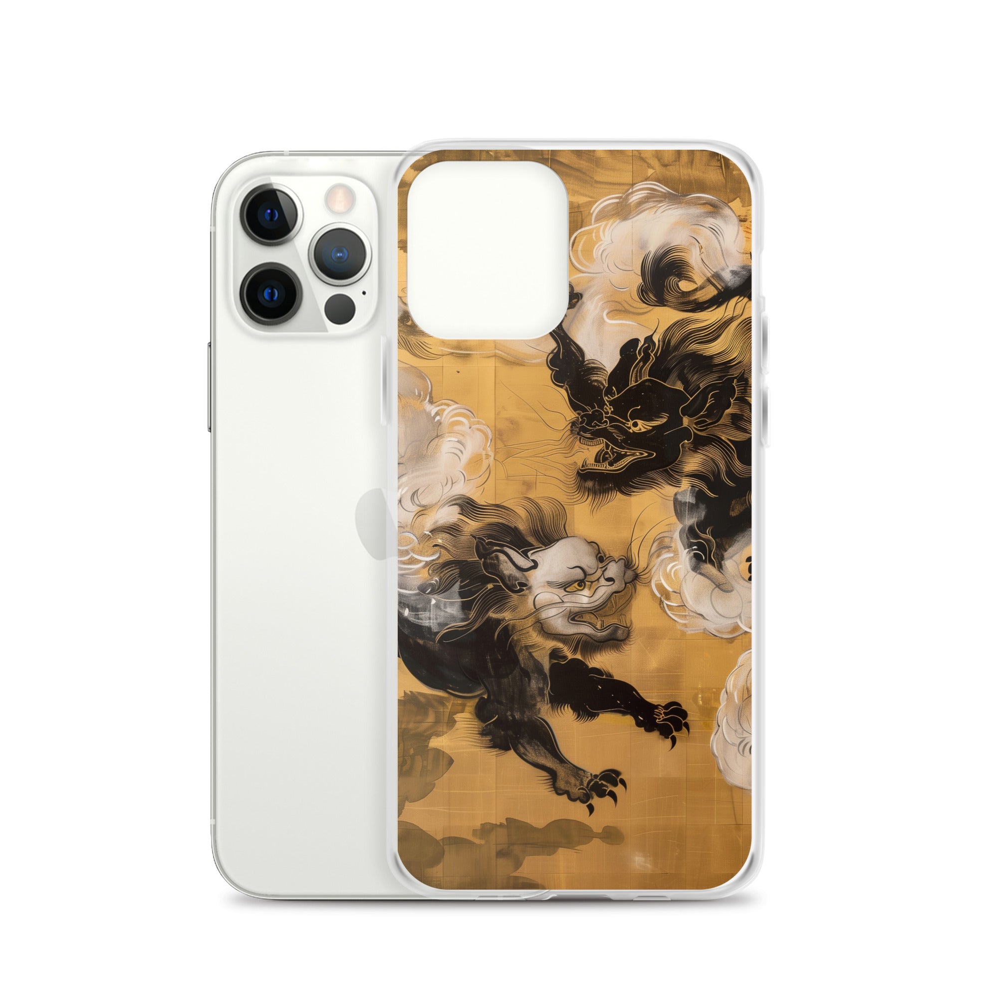 "Two lion-like creatures." Clear Case for iPhone®