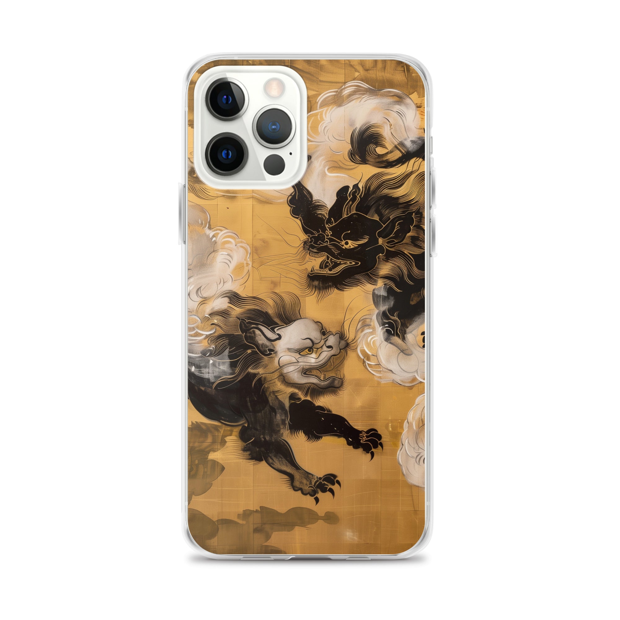 "Two lion-like creatures." Clear Case for iPhone®