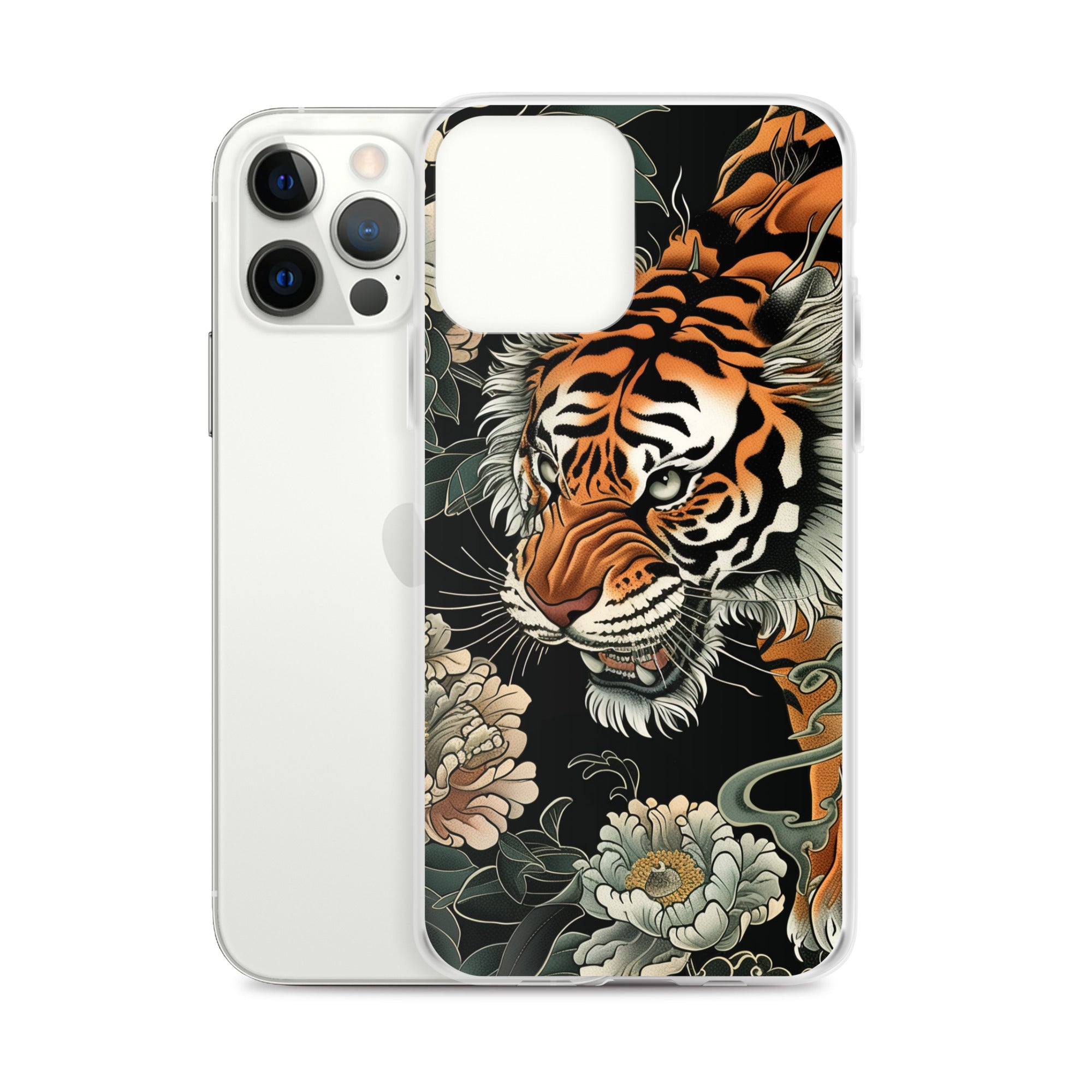 "tiger&peony" Clear Case for iPhone®