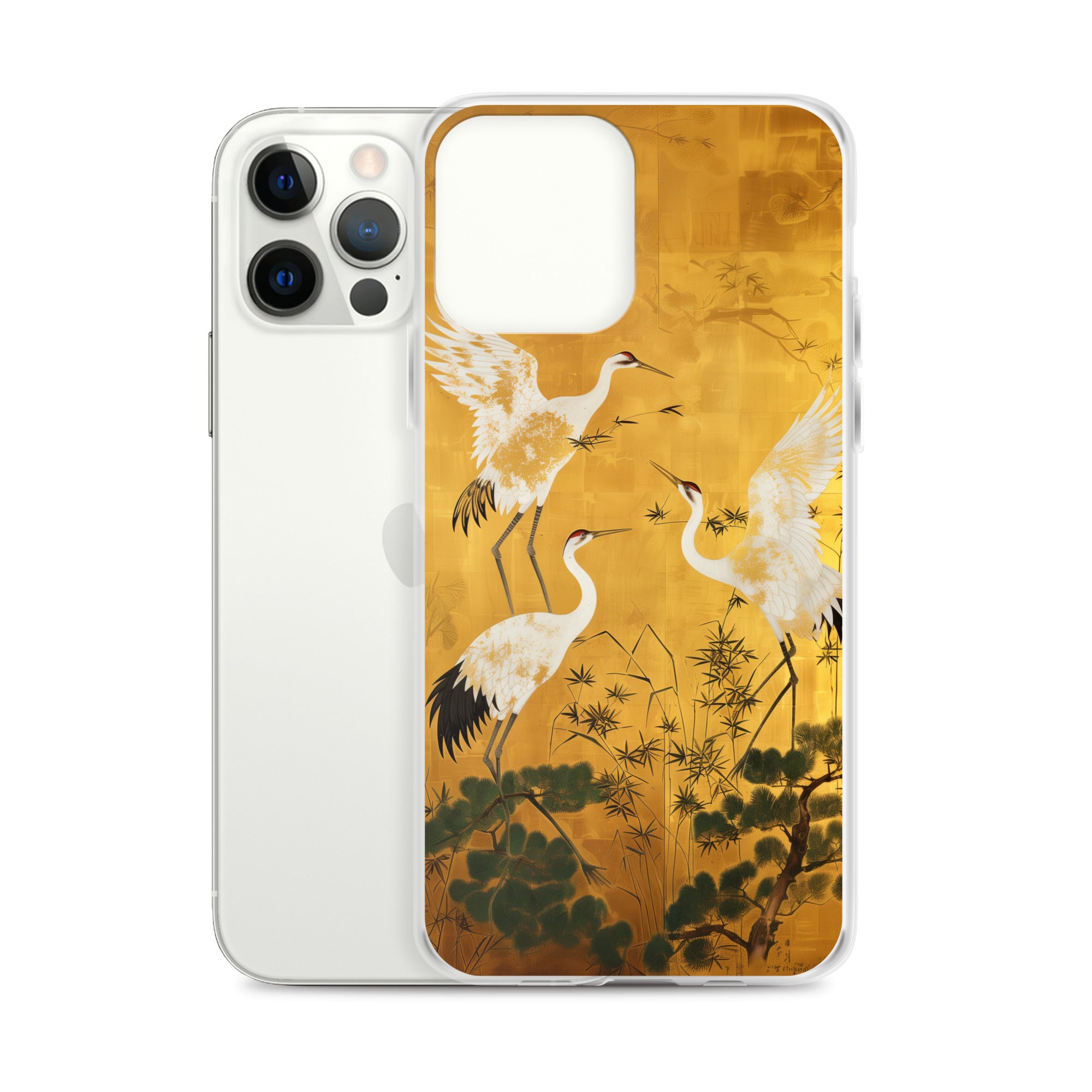 "ukiyo-e. crane." Clear Case for iPhone®