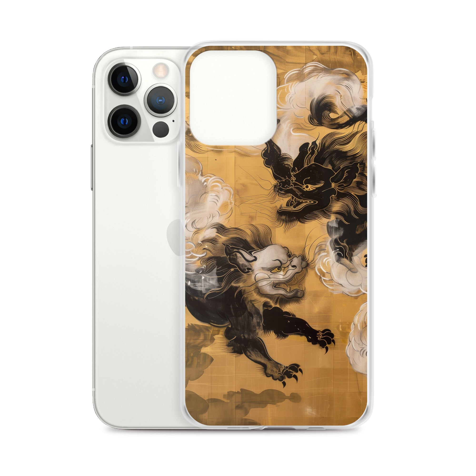 "Two lion-like creatures." Clear Case for iPhone®