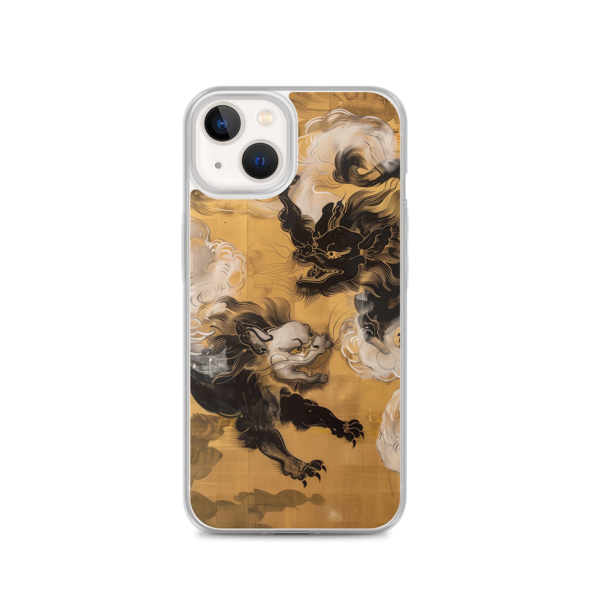 "Two lion-like creatures." Clear Case for iPhone®