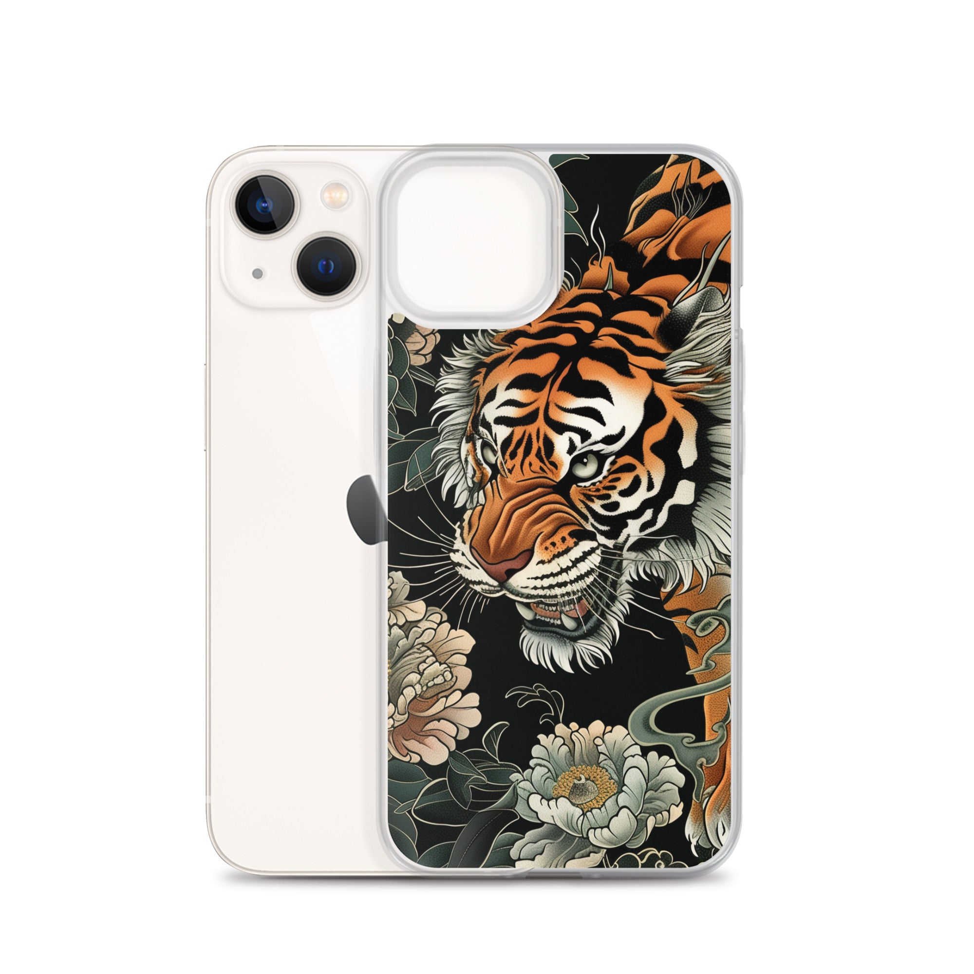 "tiger&peony" Clear Case for iPhone®
