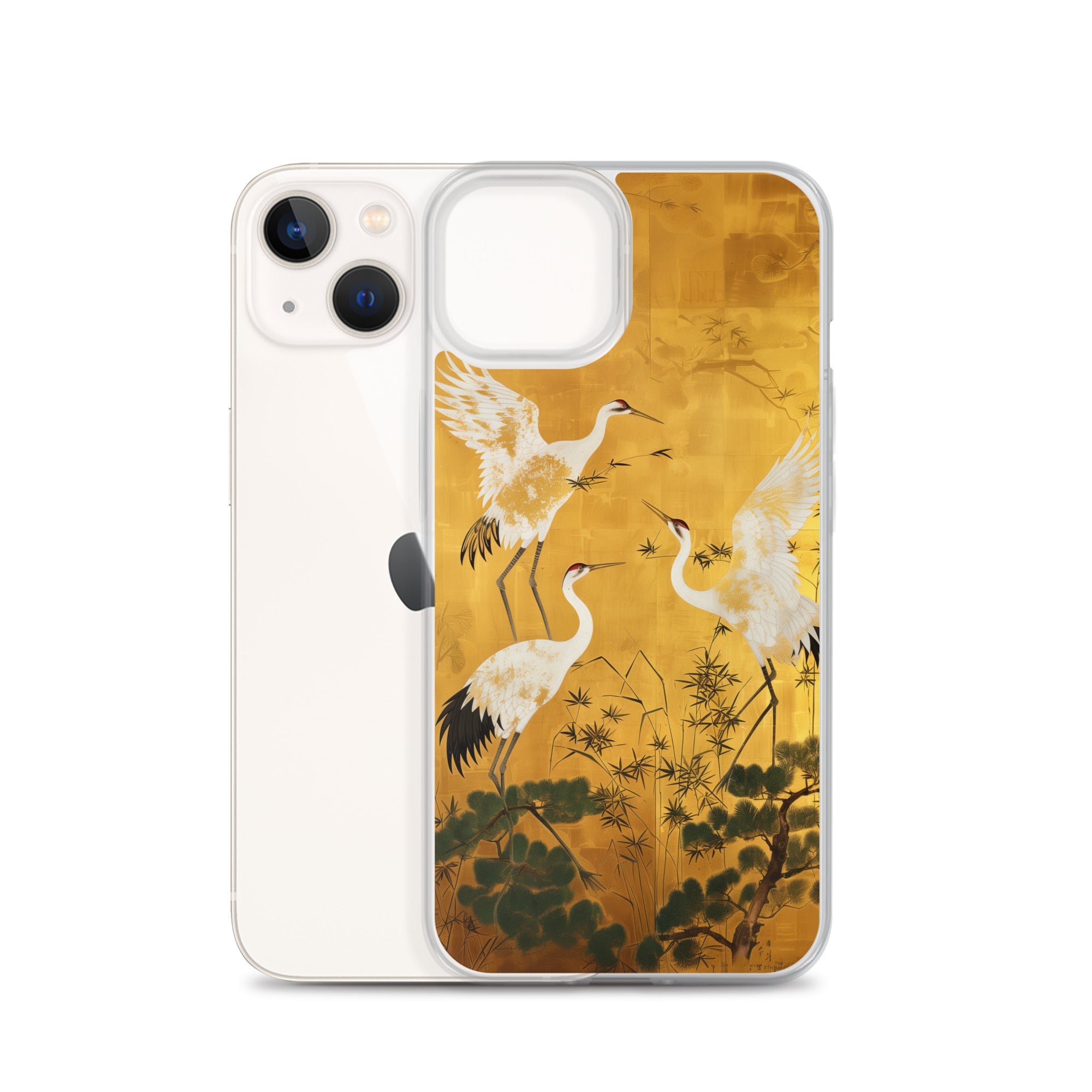 "ukiyo-e. crane." Clear Case for iPhone®
