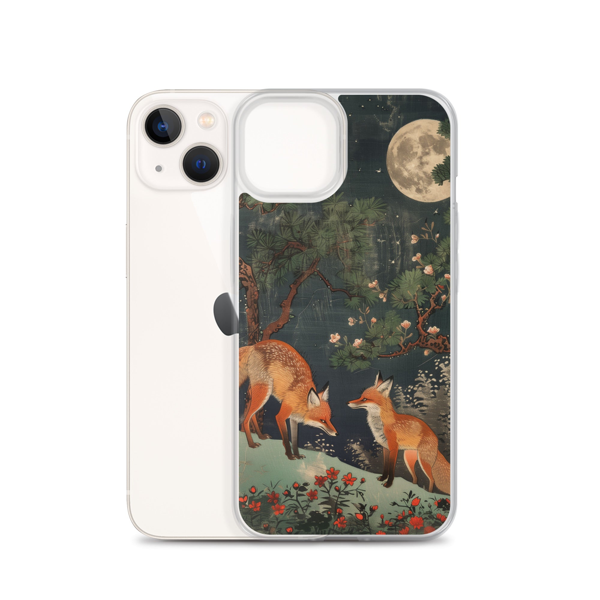 "two foxes" Clear Case for iPhone®