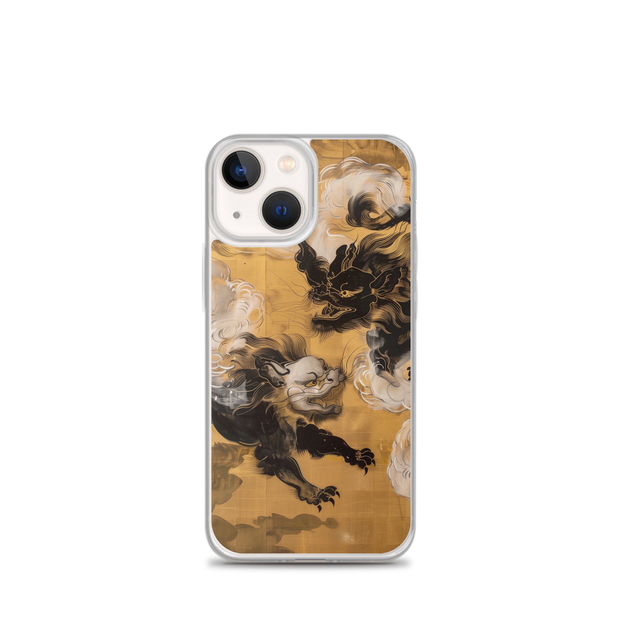 "Two lion-like creatures." Clear Case for iPhone®