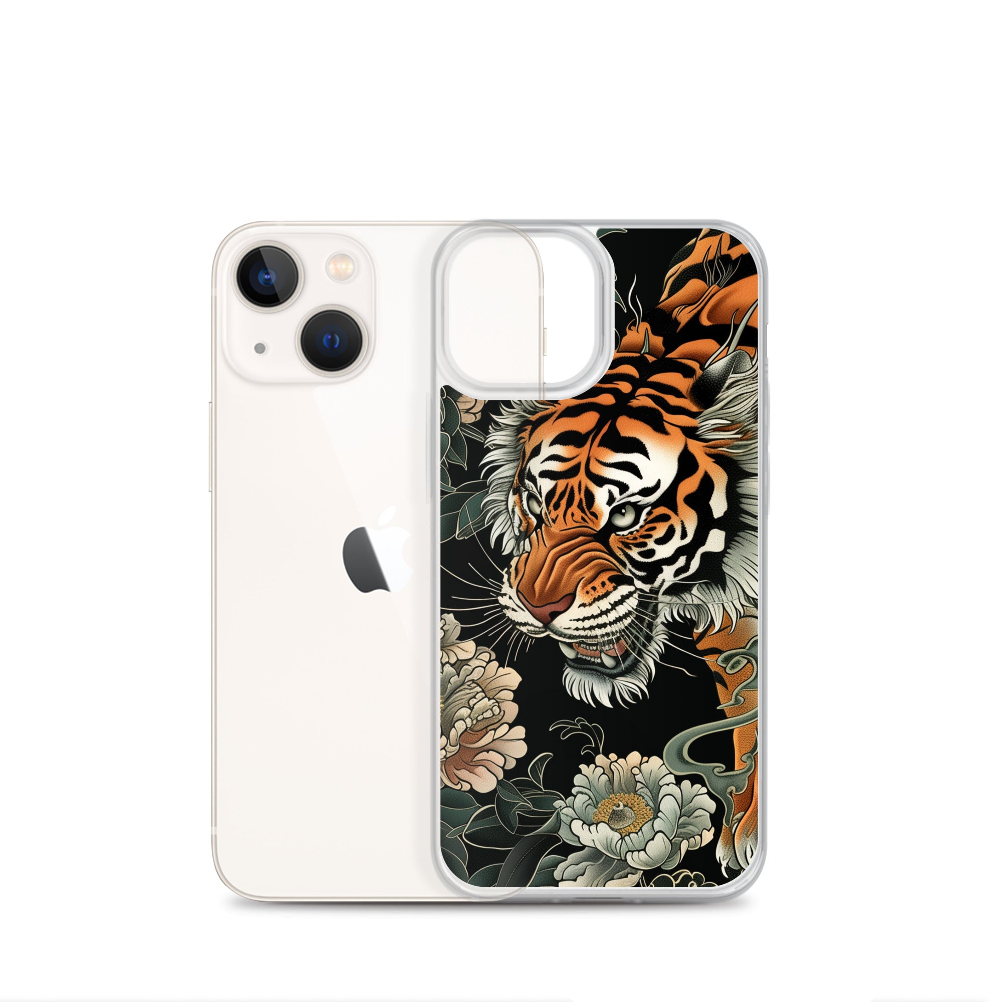 "tiger&peony" Clear Case for iPhone®