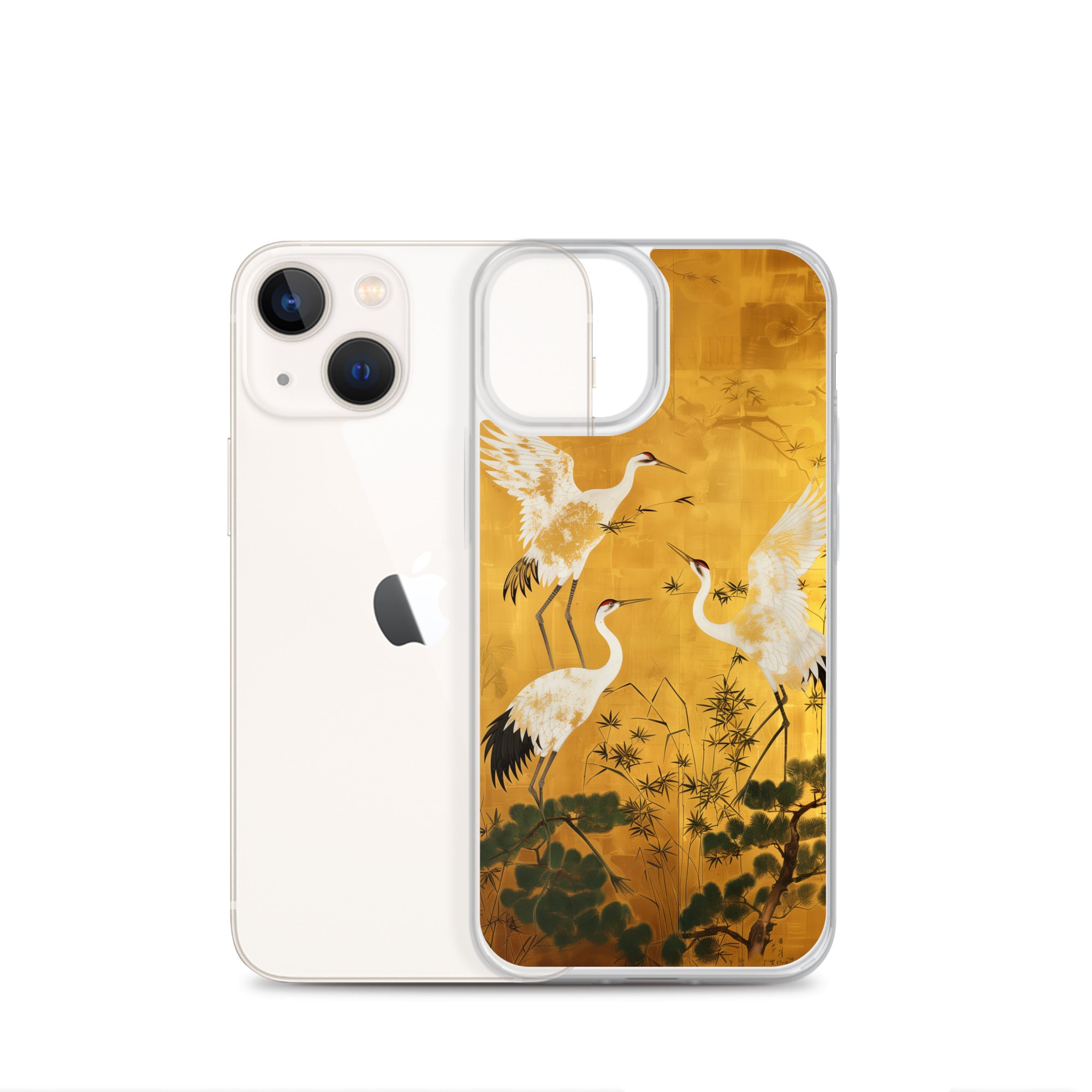 "ukiyo-e. crane." Clear Case for iPhone®