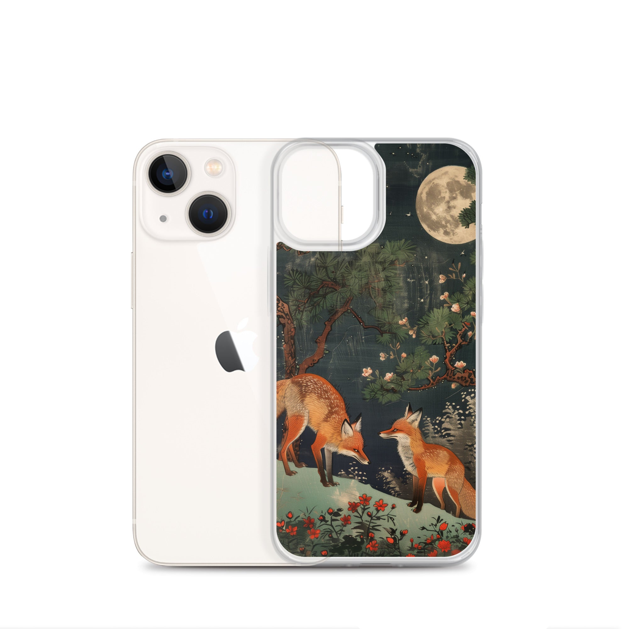 "two foxes" Clear Case for iPhone®