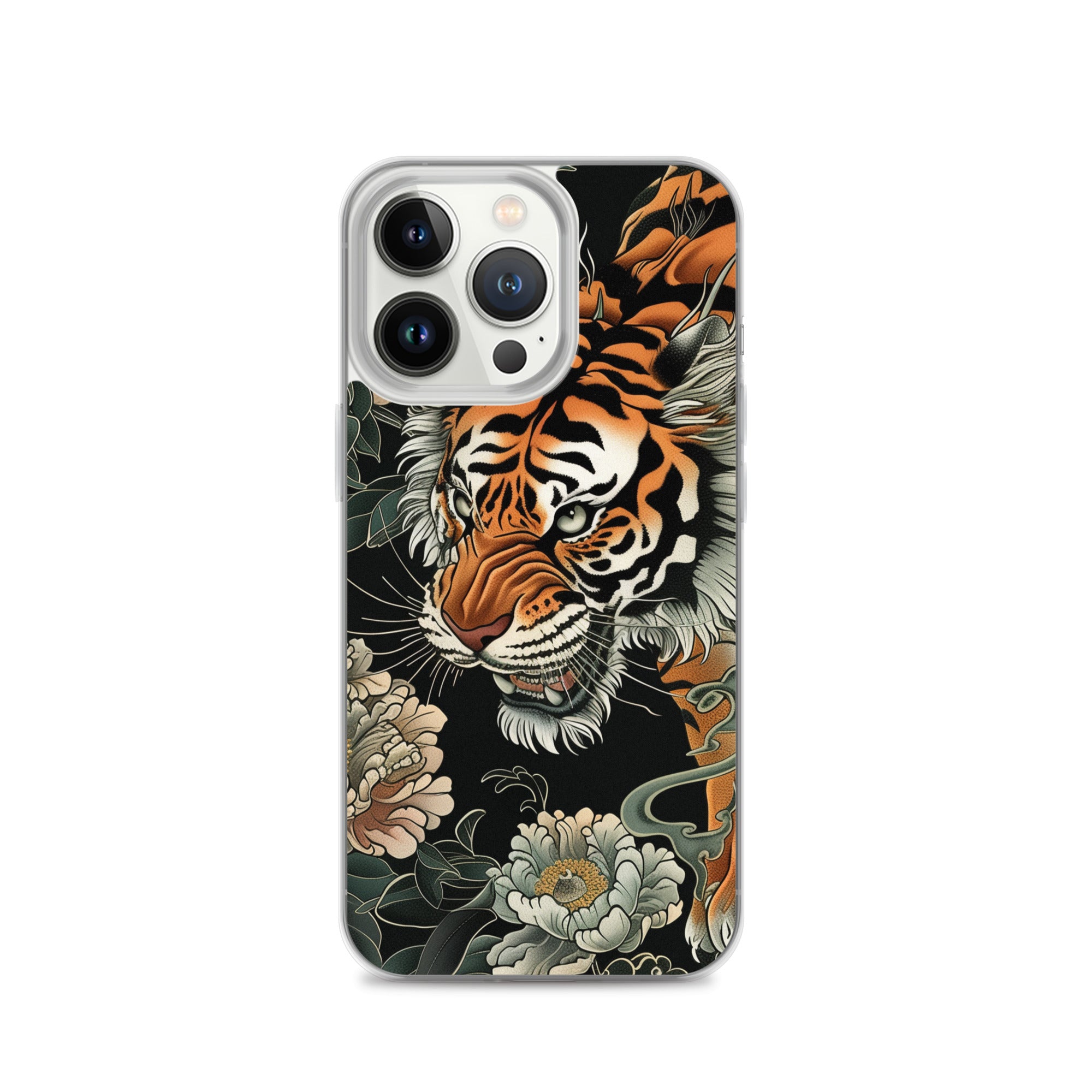 "tiger&peony" Clear Case for iPhone®