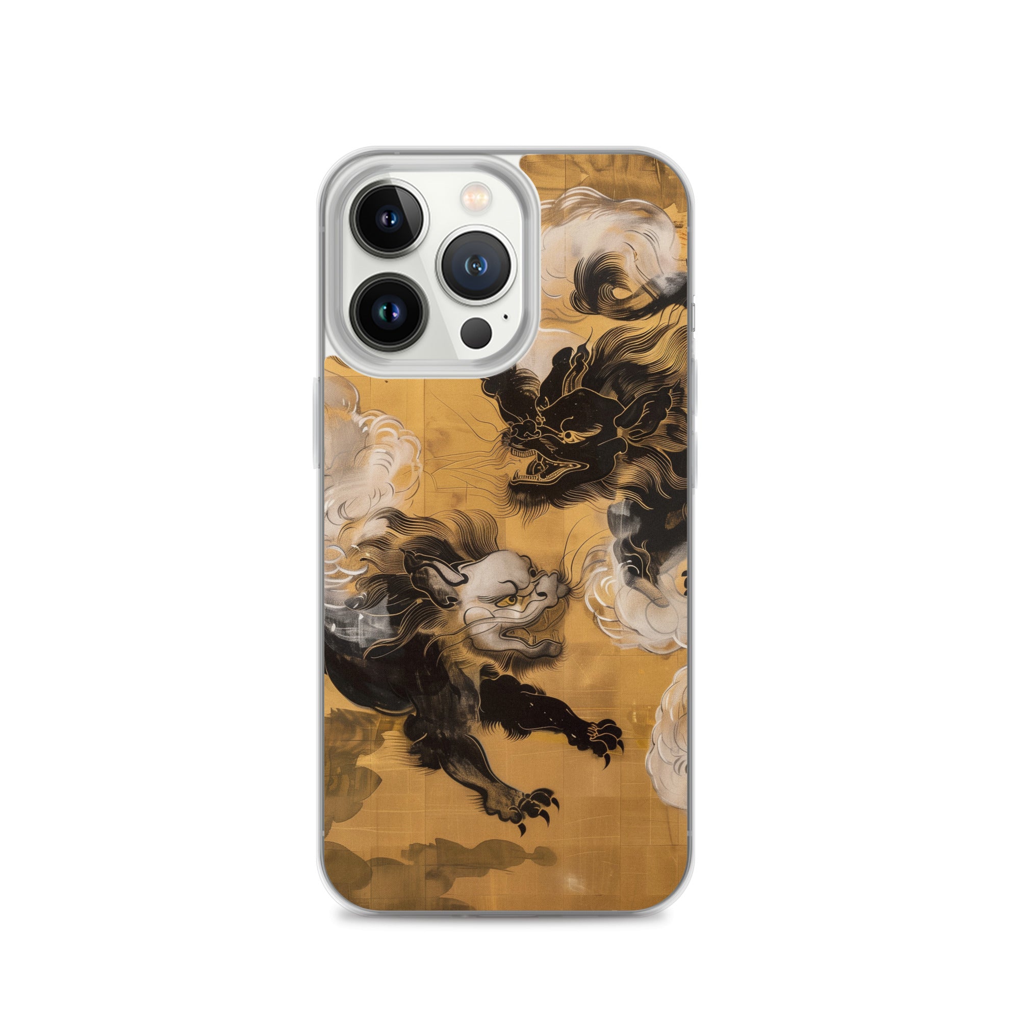 "Two lion-like creatures." Clear Case for iPhone®