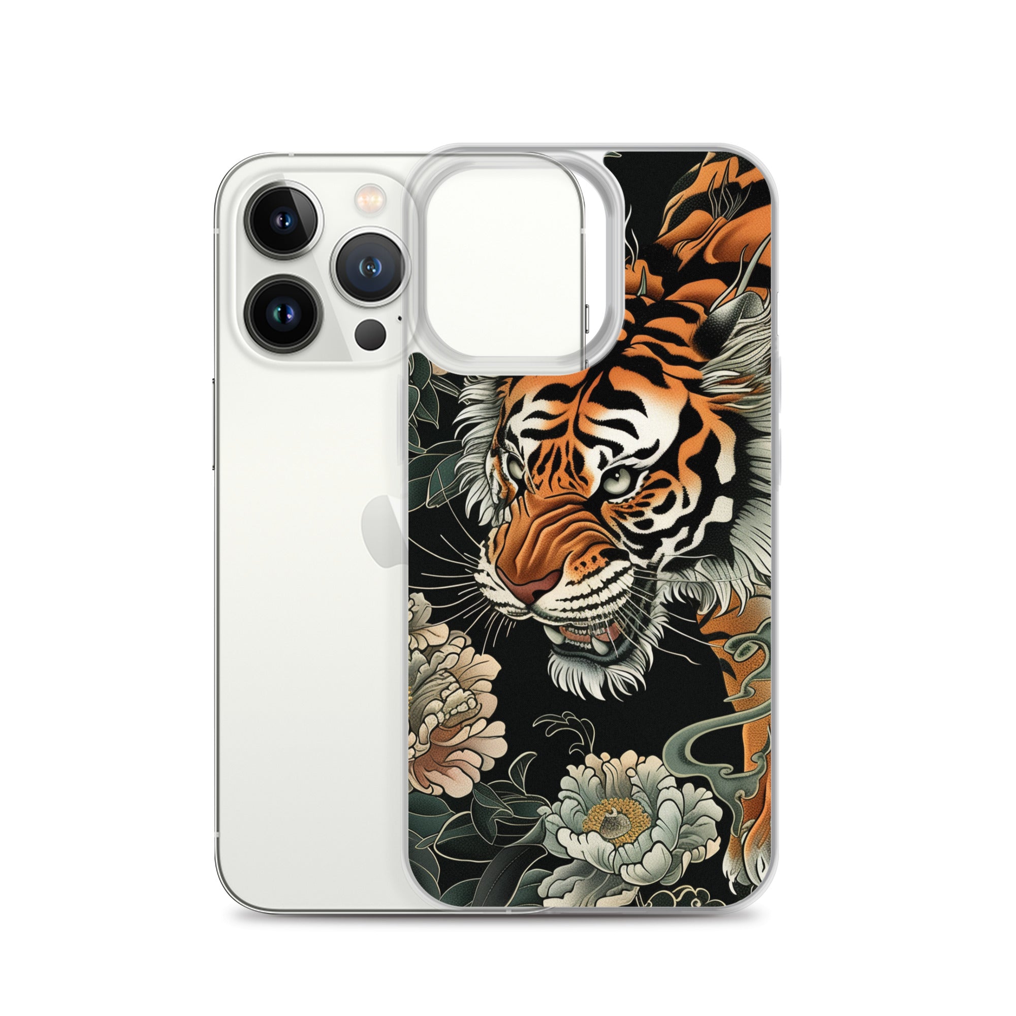 "tiger&peony" Clear Case for iPhone®