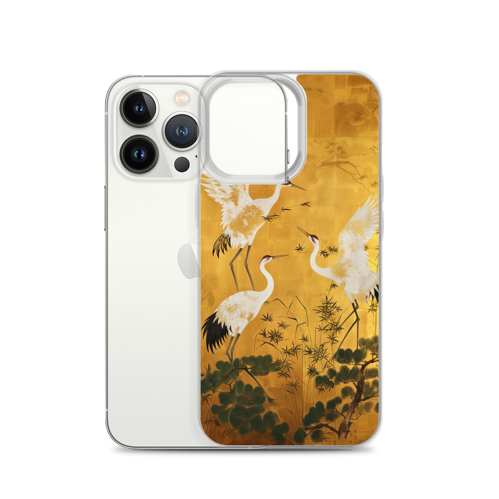 "ukiyo-e. crane." Clear Case for iPhone®