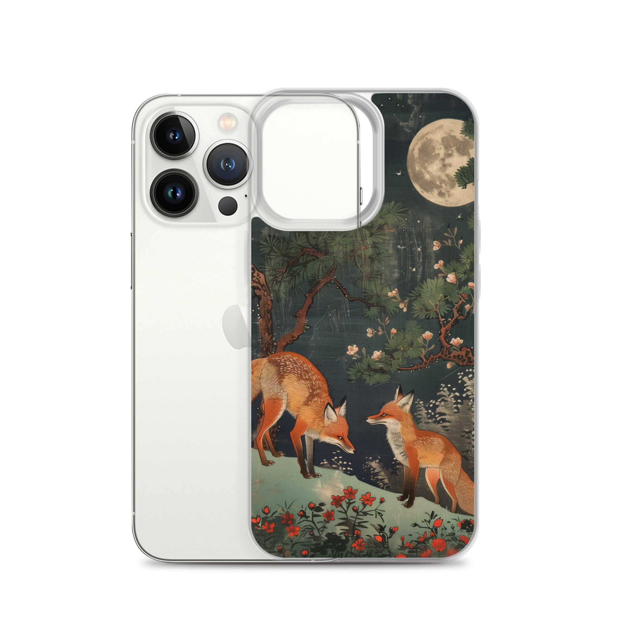 "two foxes" Clear Case for iPhone®