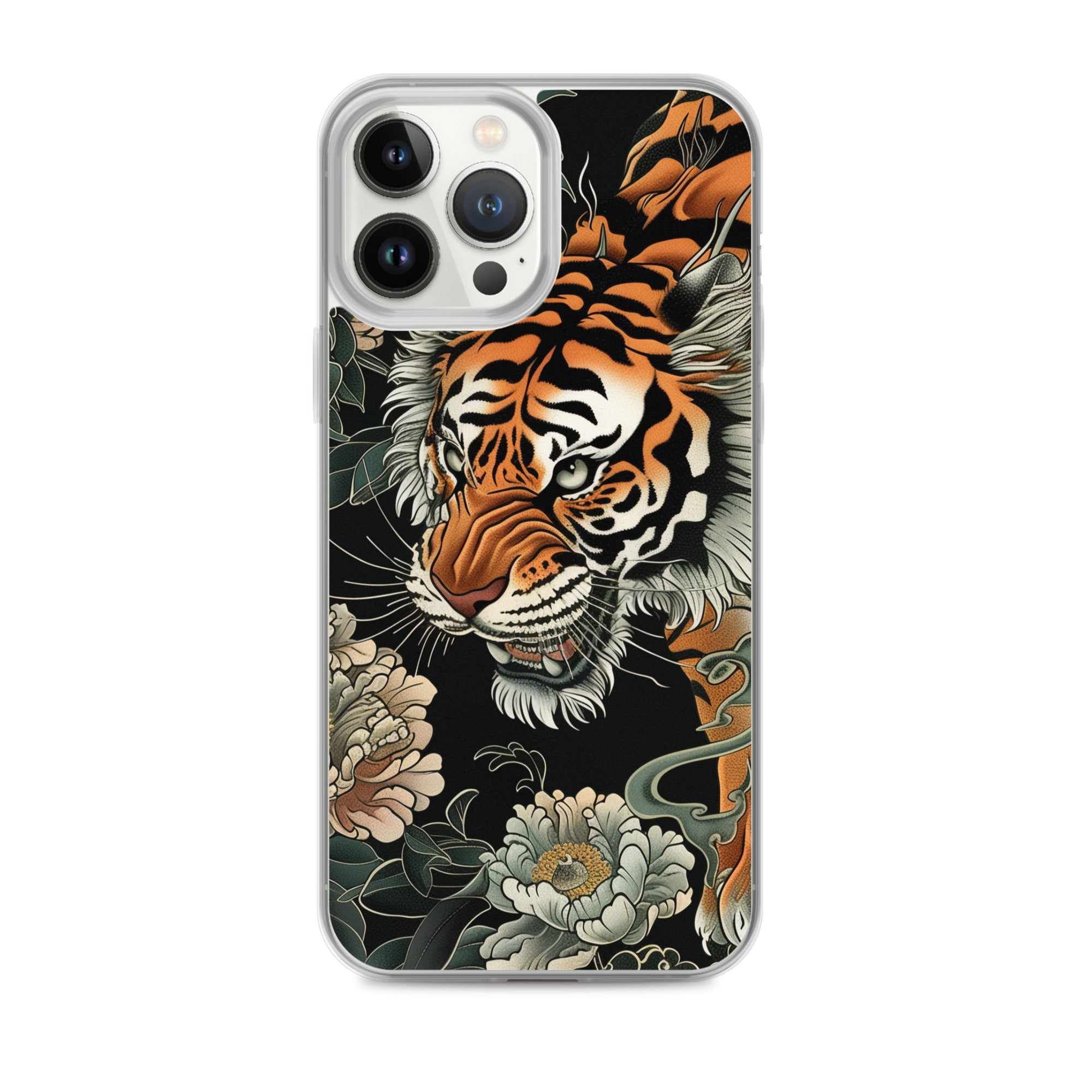"tiger&peony" Clear Case for iPhone®