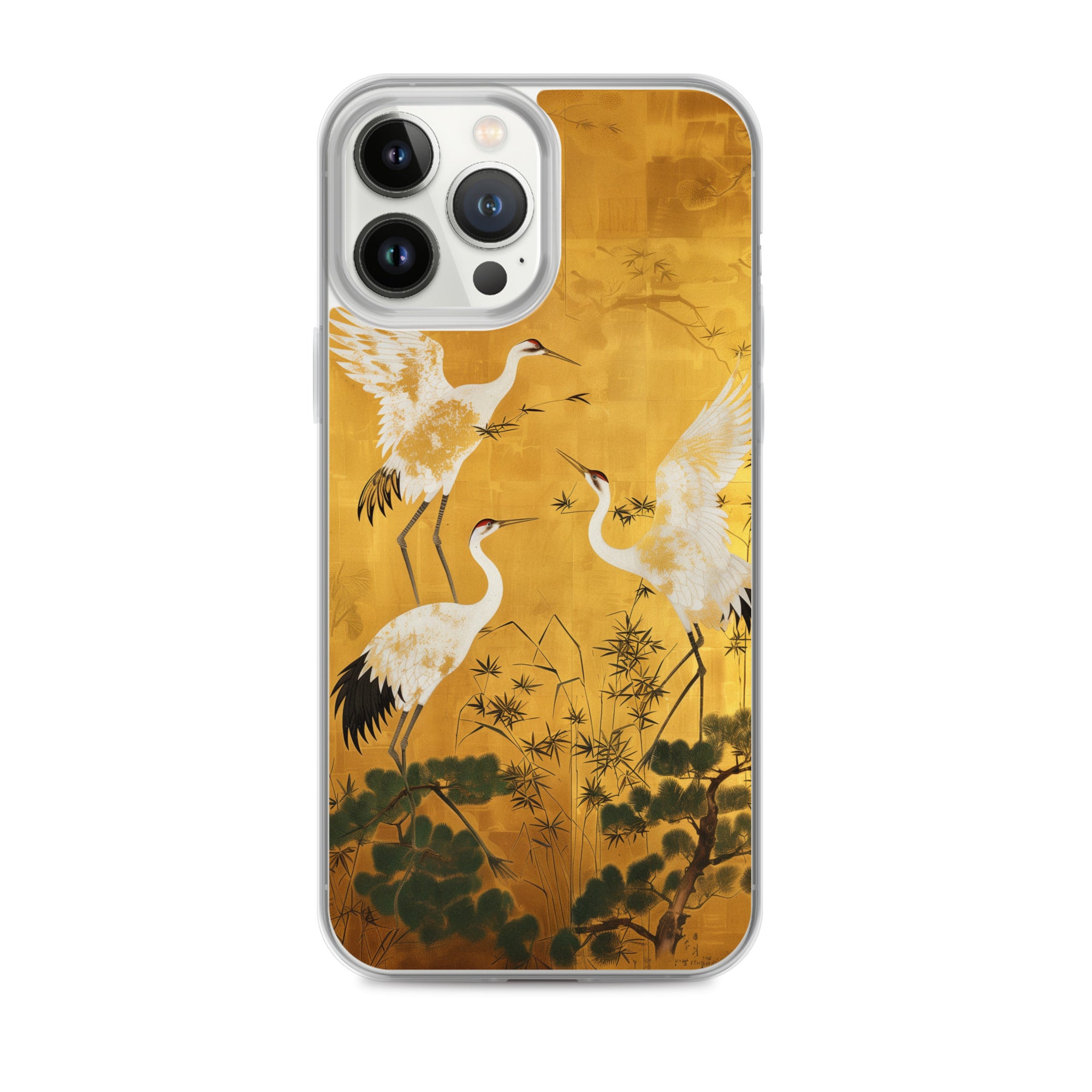 "ukiyo-e. crane." Clear Case for iPhone®