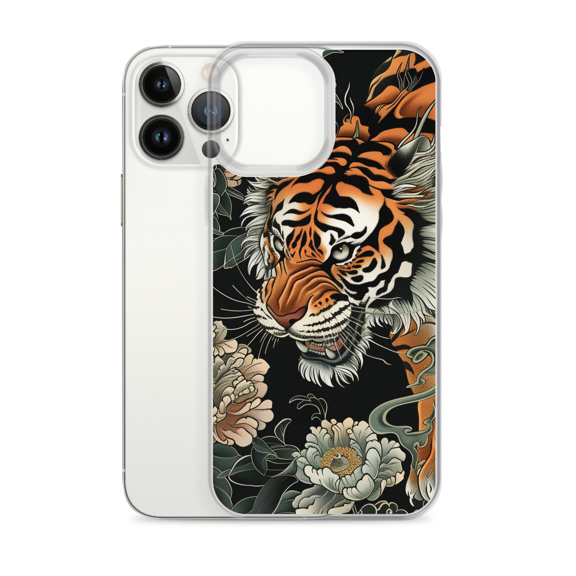 "tiger&peony" Clear Case for iPhone®