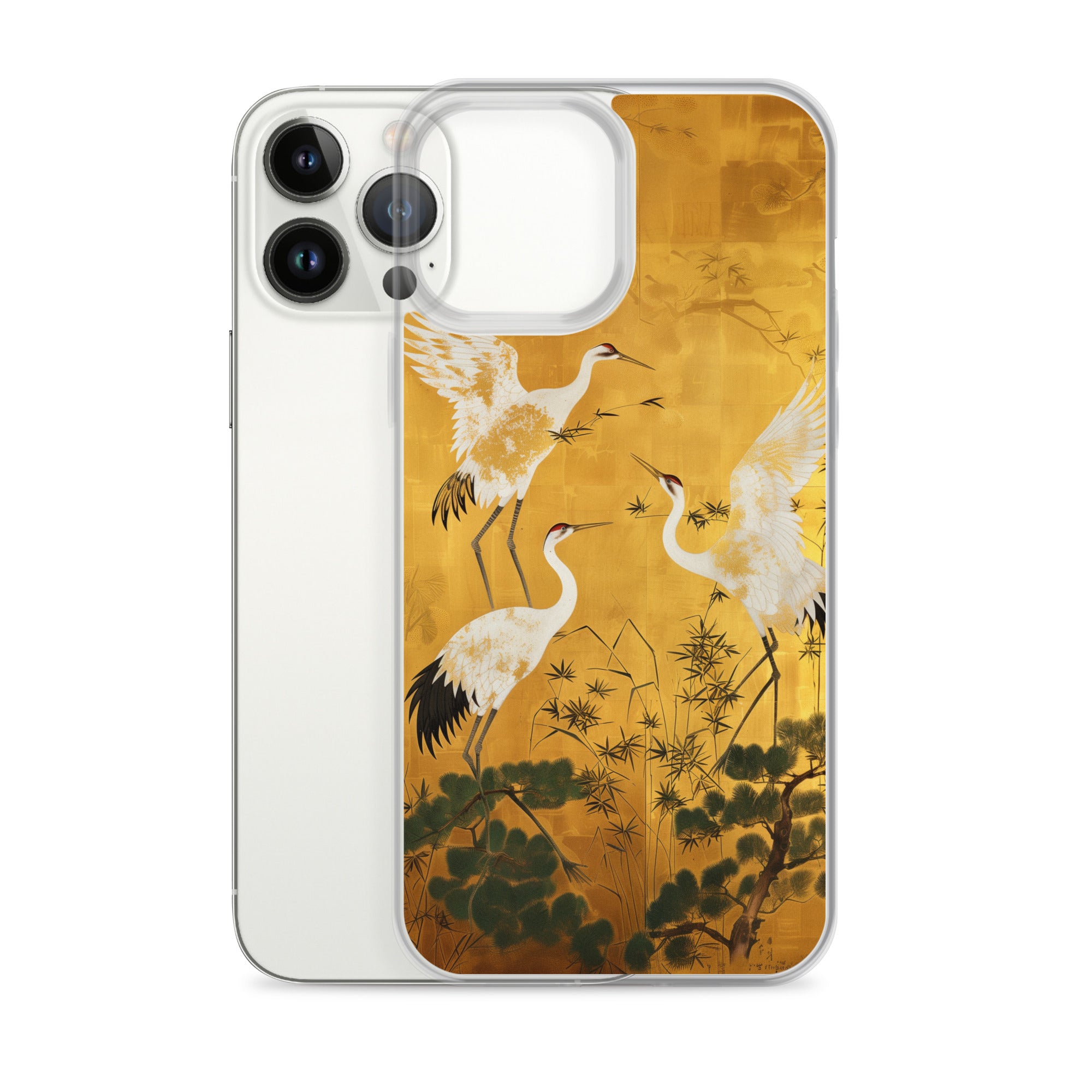 "ukiyo-e. crane." Clear Case for iPhone®