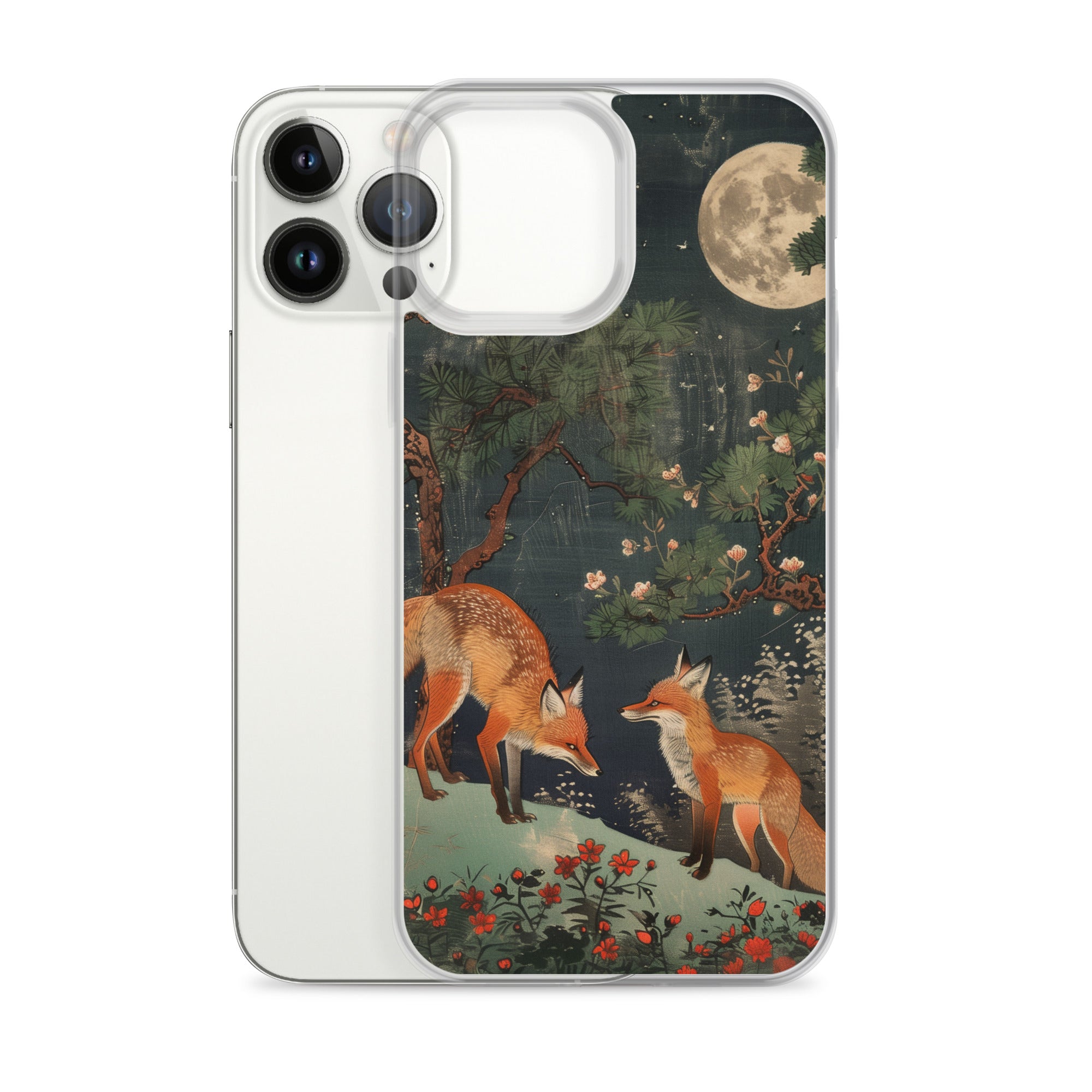 "two foxes" Clear Case for iPhone®