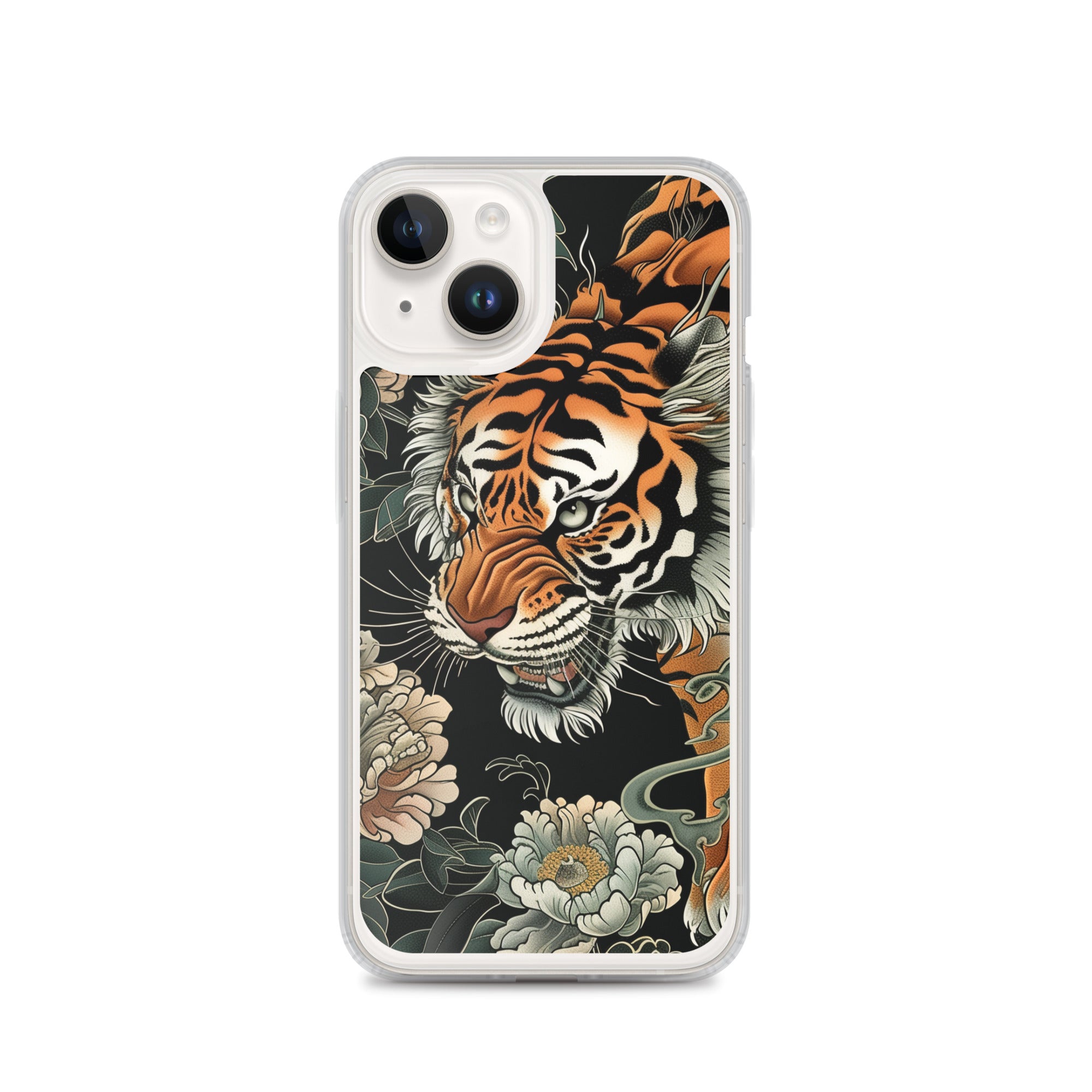 "tiger&peony" Clear Case for iPhone®