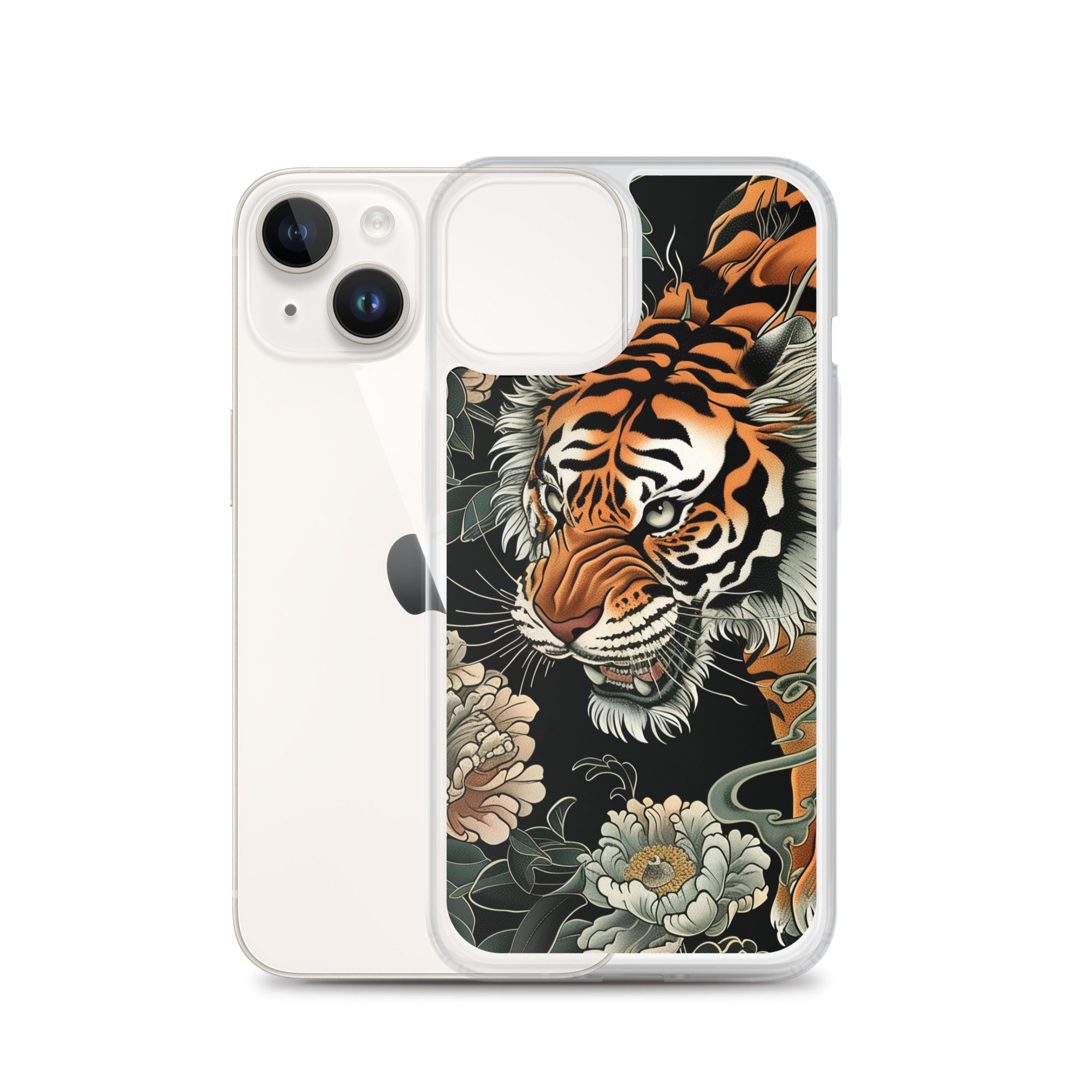 "tiger&peony" Clear Case for iPhone®