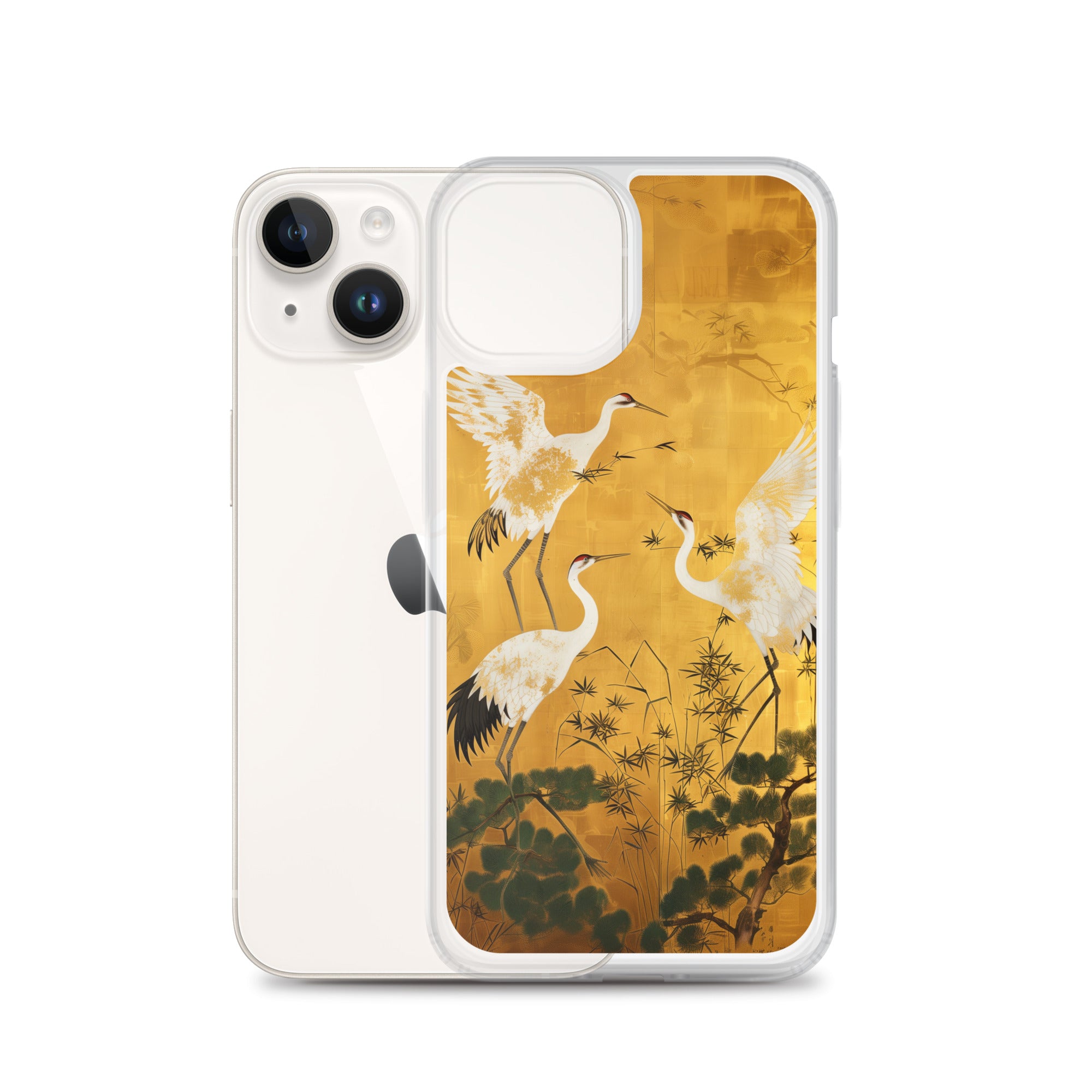 "ukiyo-e. crane." Clear Case for iPhone®