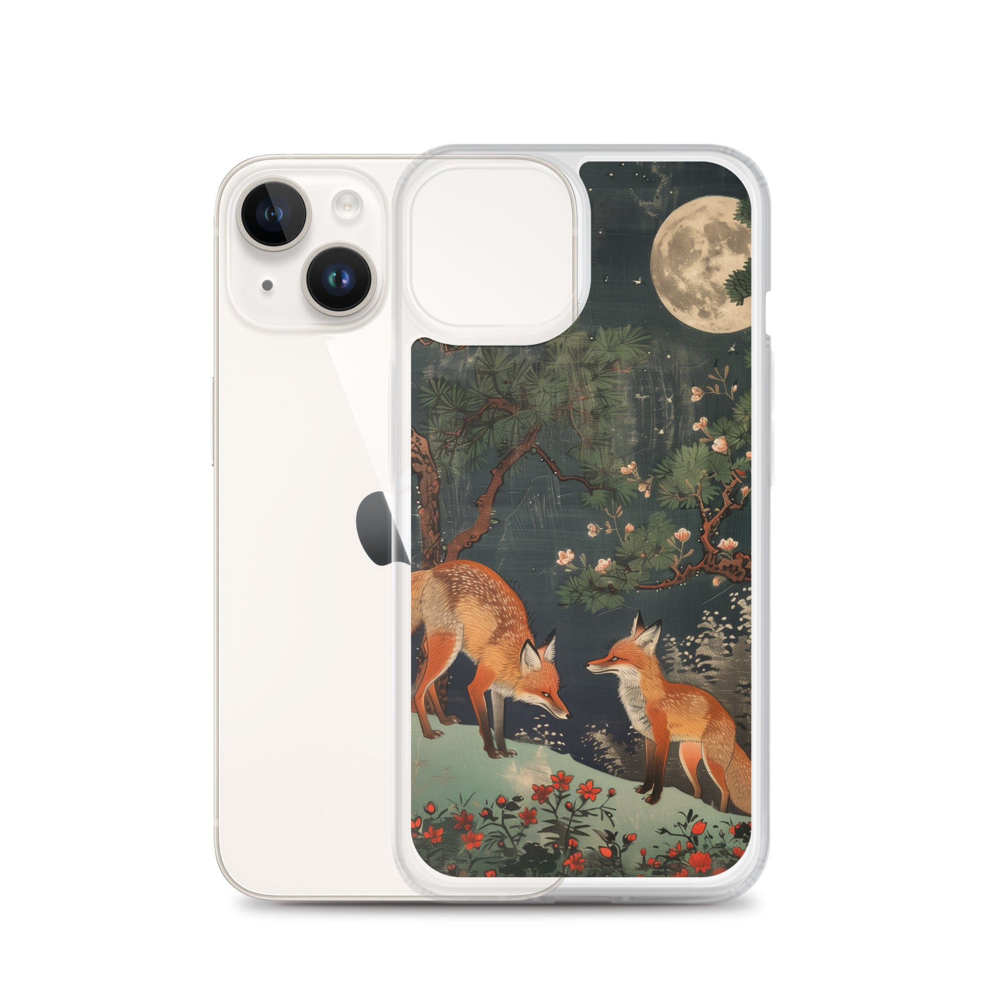 "two foxes" Clear Case for iPhone®