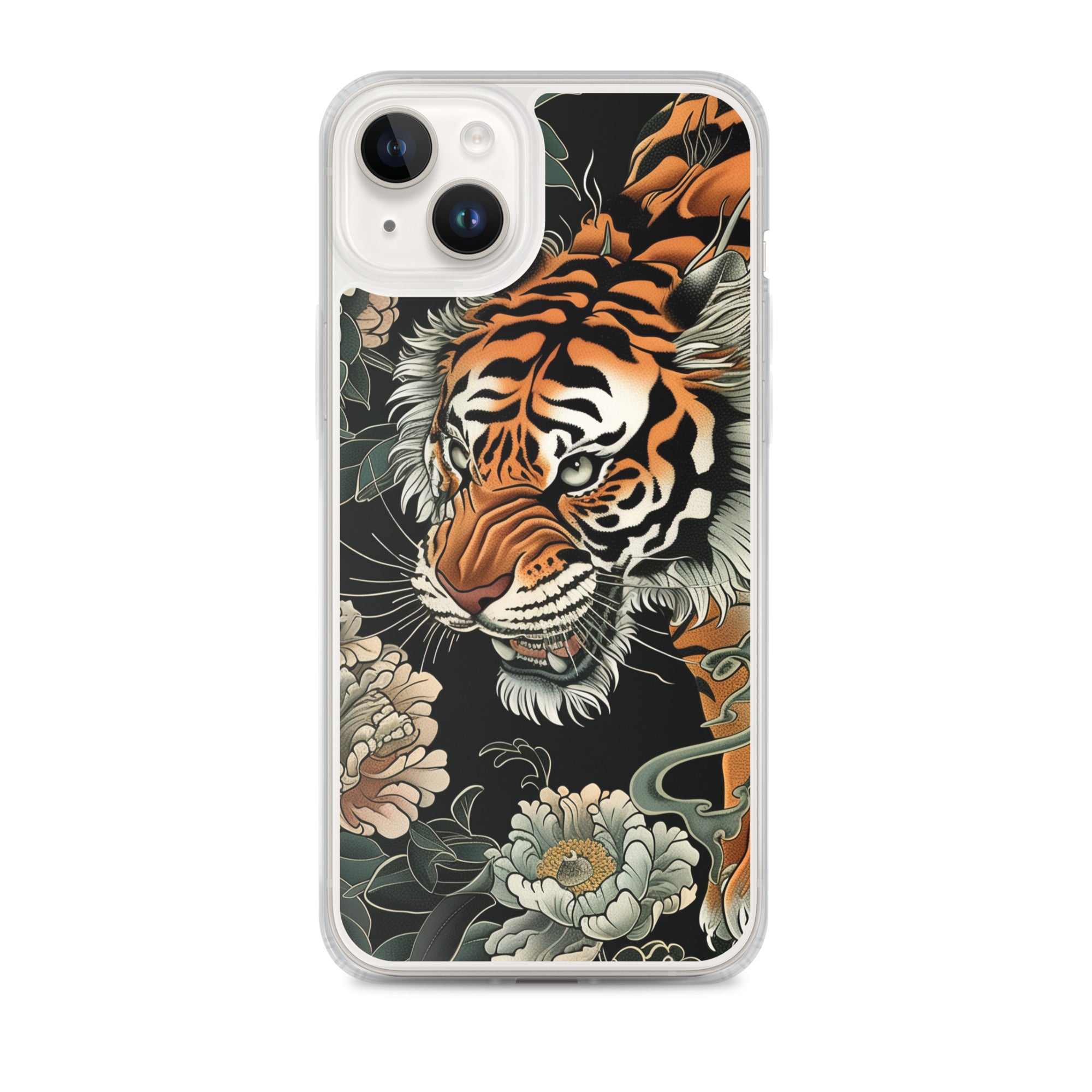 "tiger&peony" Clear Case for iPhone®