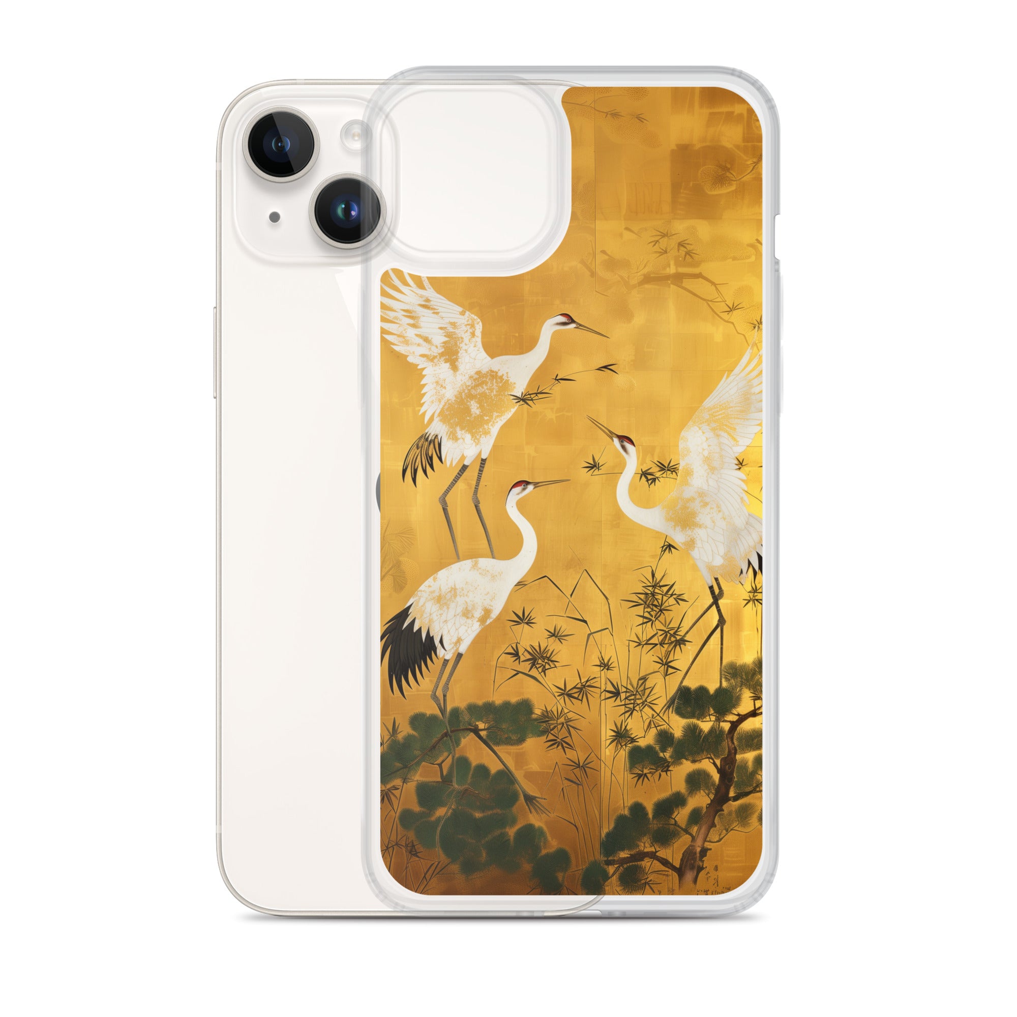 "ukiyo-e. crane." Clear Case for iPhone®