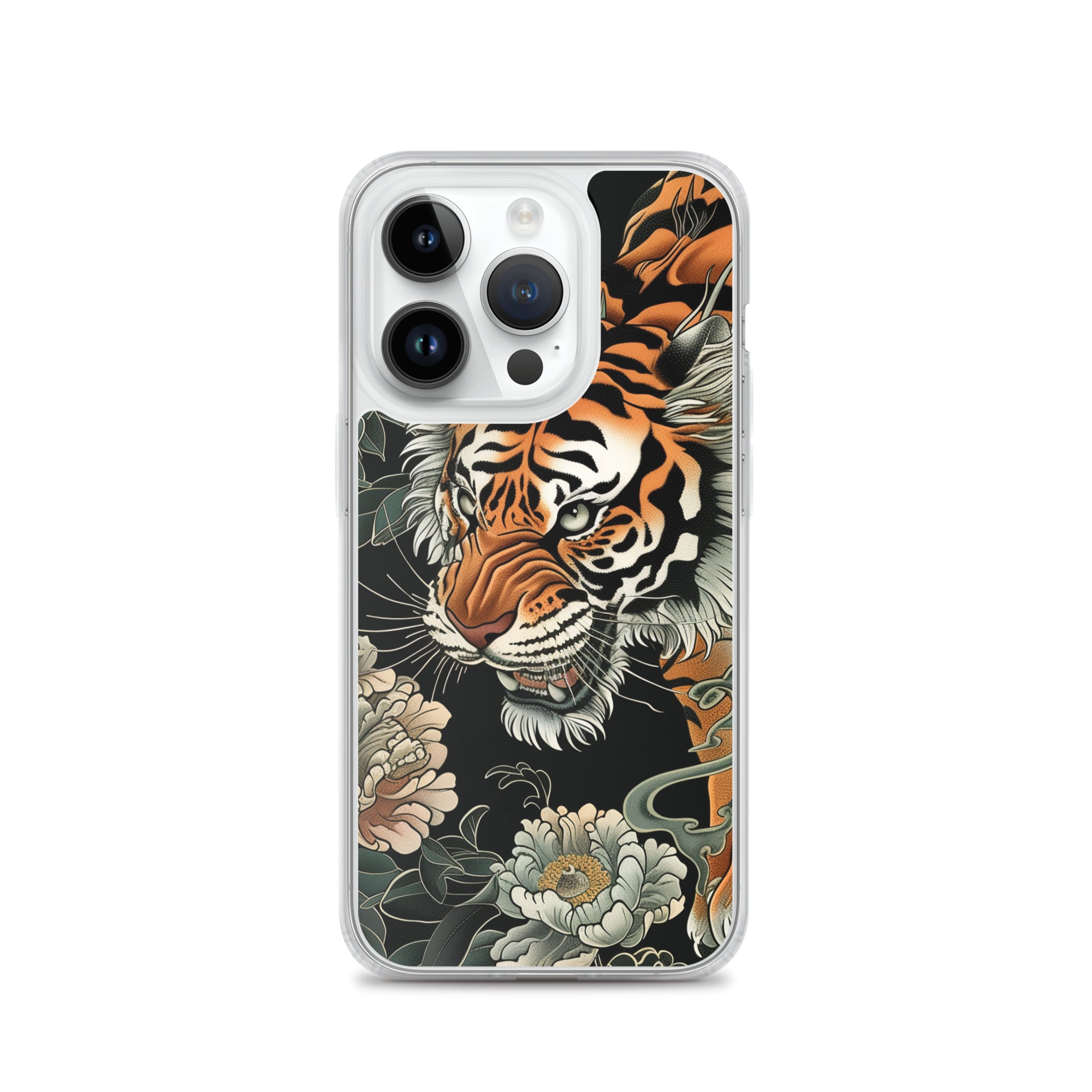 "tiger&peony" Clear Case for iPhone®