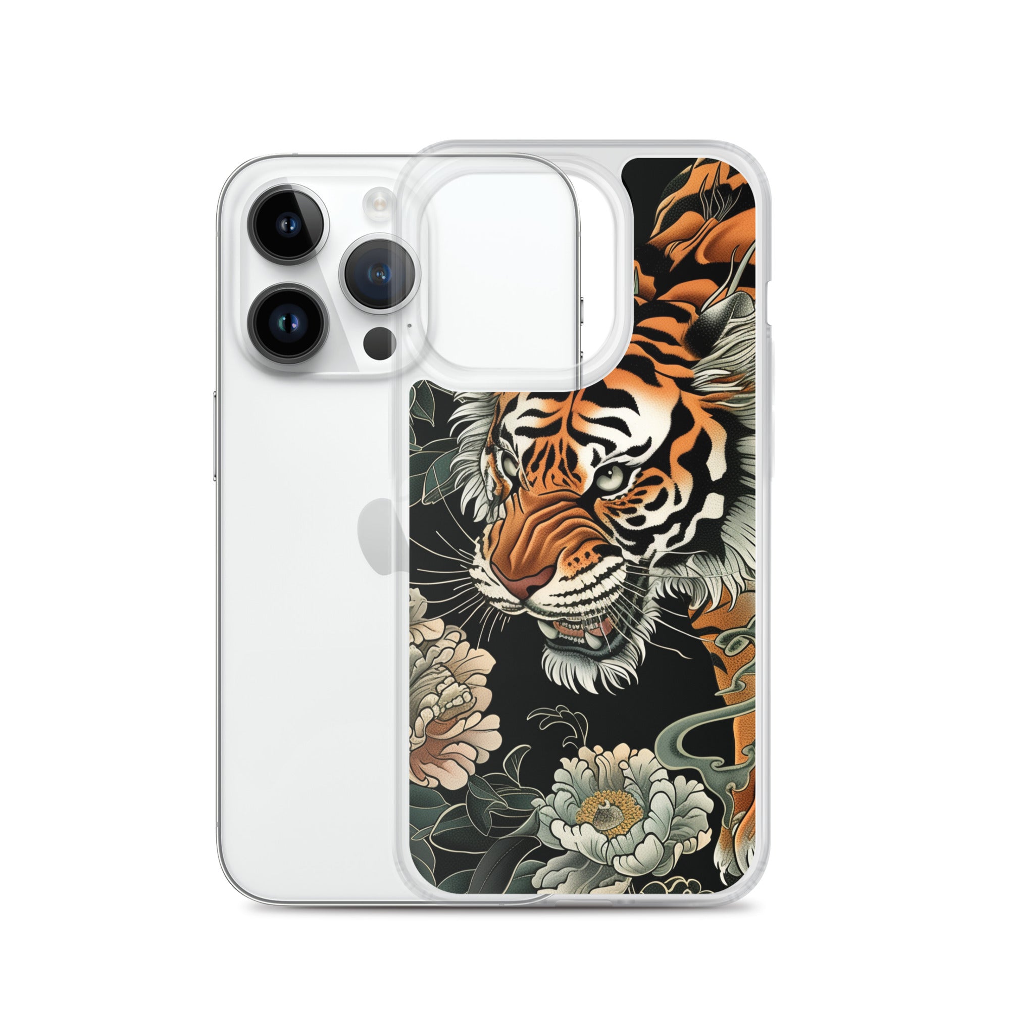 "tiger&peony" Clear Case for iPhone®
