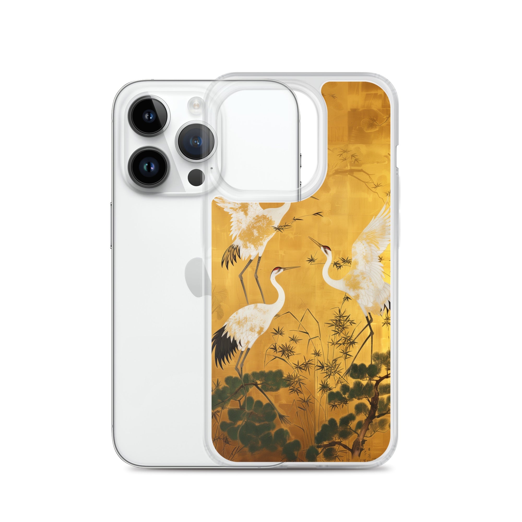 "ukiyo-e. crane." Clear Case for iPhone®