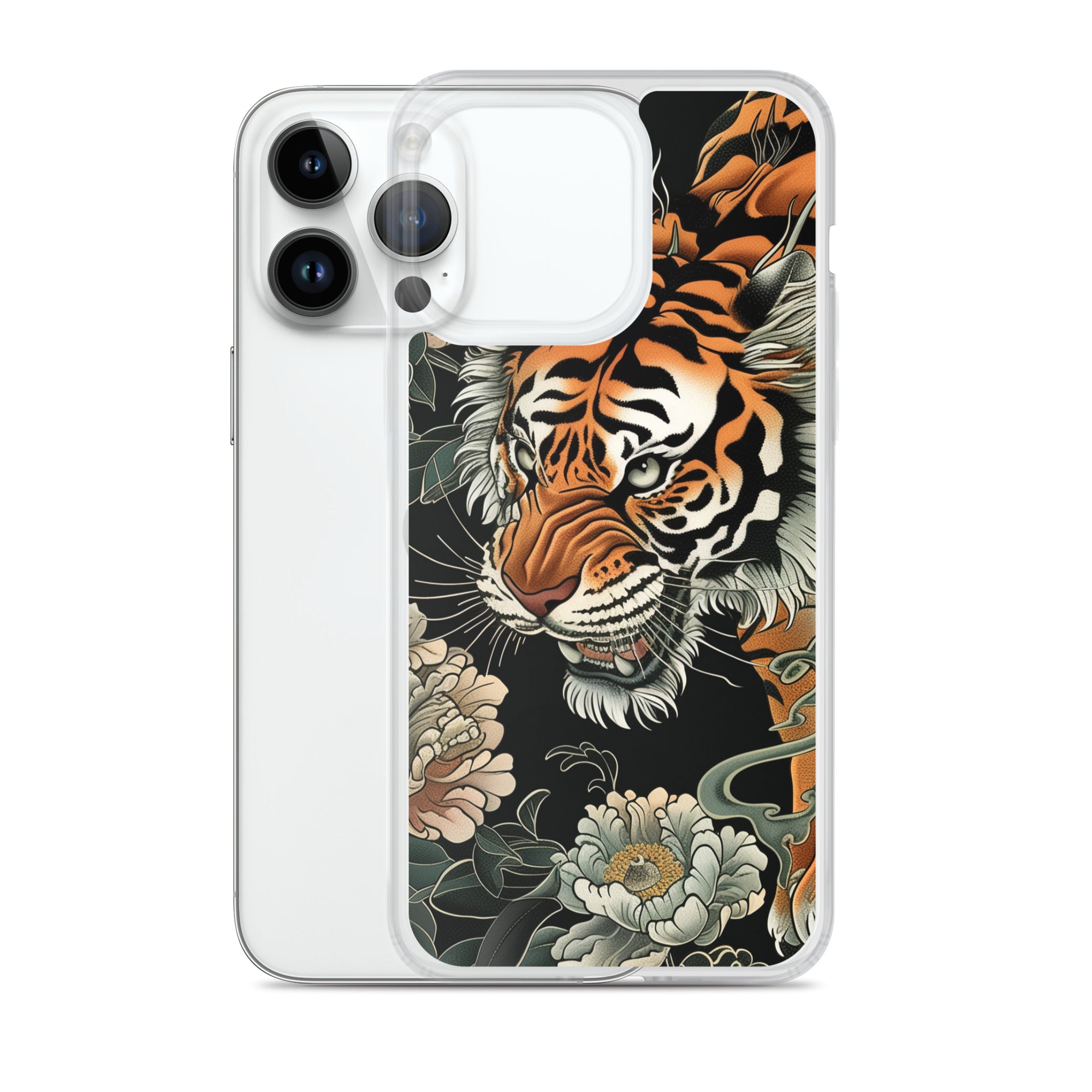 "tiger&peony" Clear Case for iPhone®