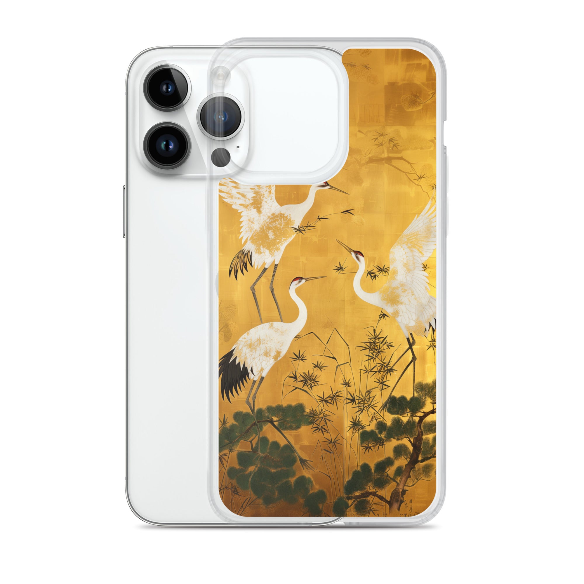 "ukiyo-e. crane." Clear Case for iPhone®