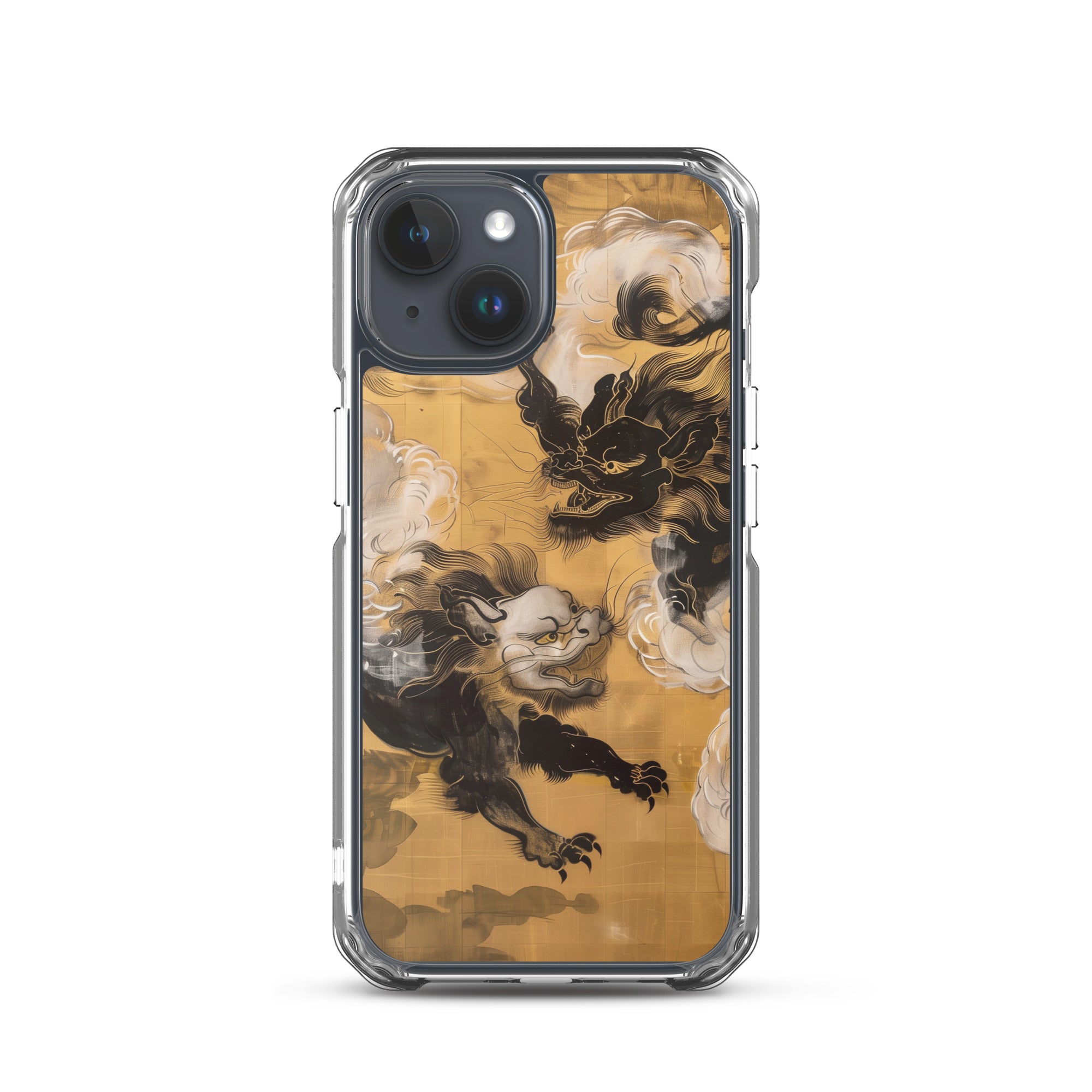 "Two lion-like creatures." Clear Case for iPhone®