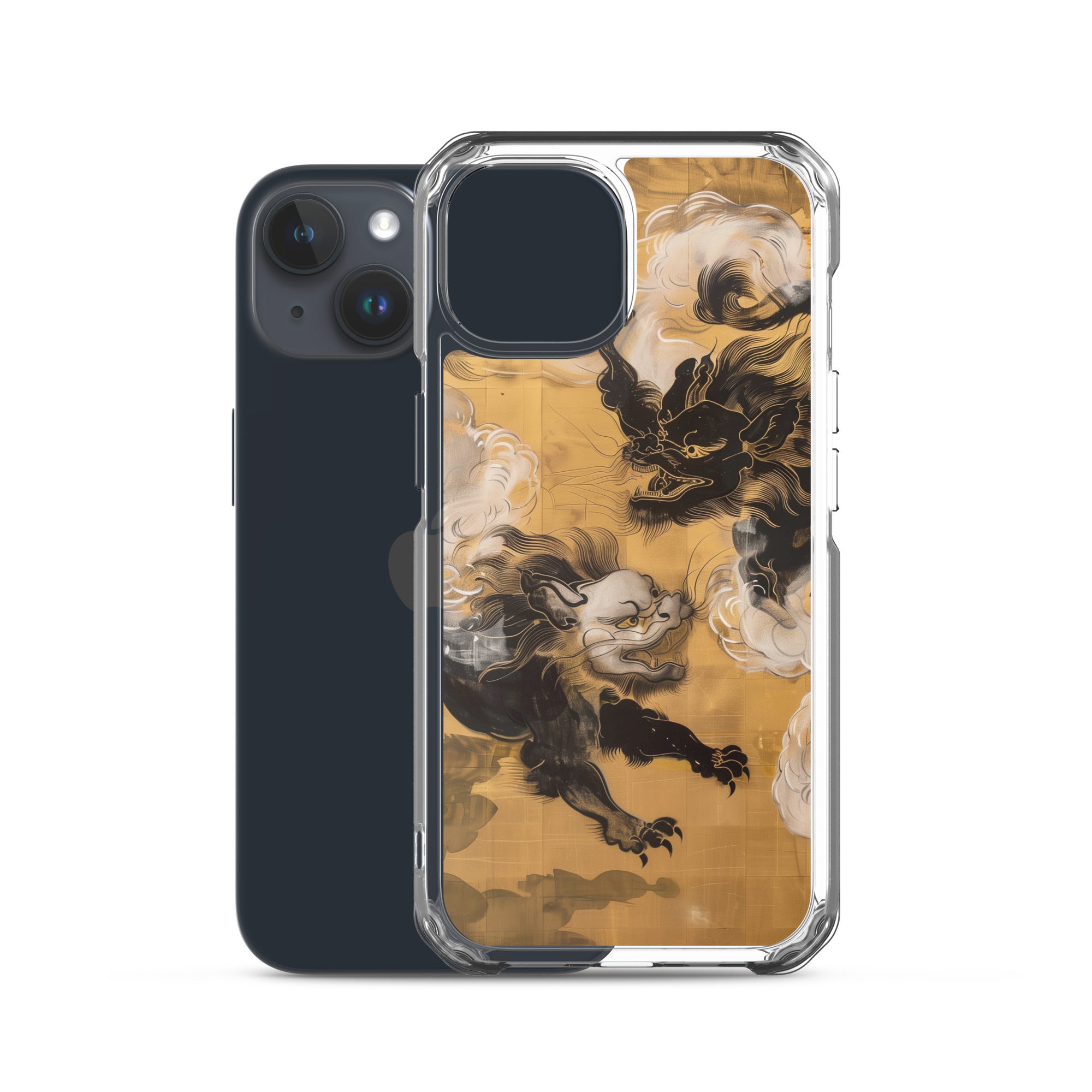 "Two lion-like creatures." Clear Case for iPhone®